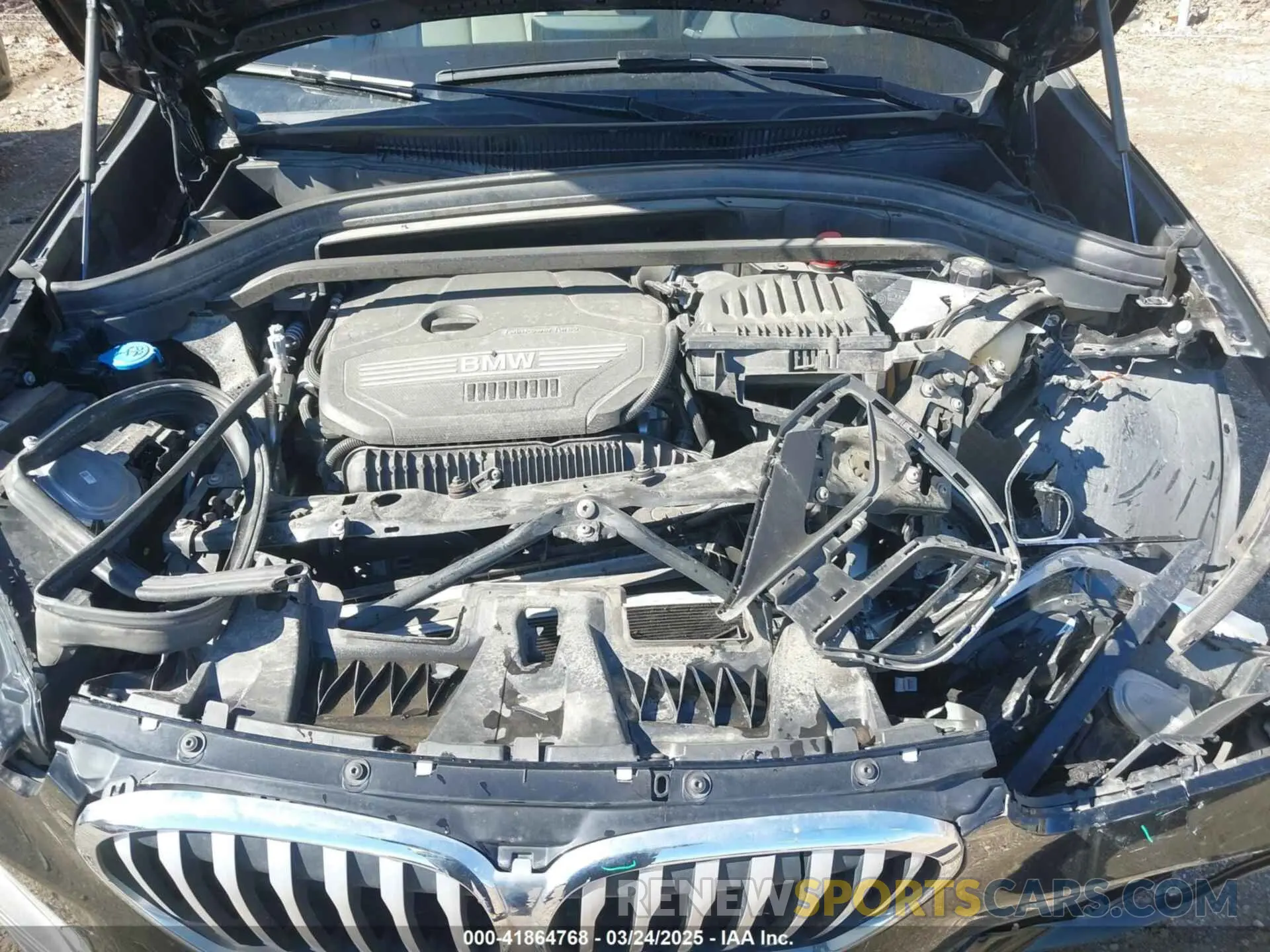 10 fotografías del automóvil dañado WBXJG9C01M5S78823 BMW X1 2021