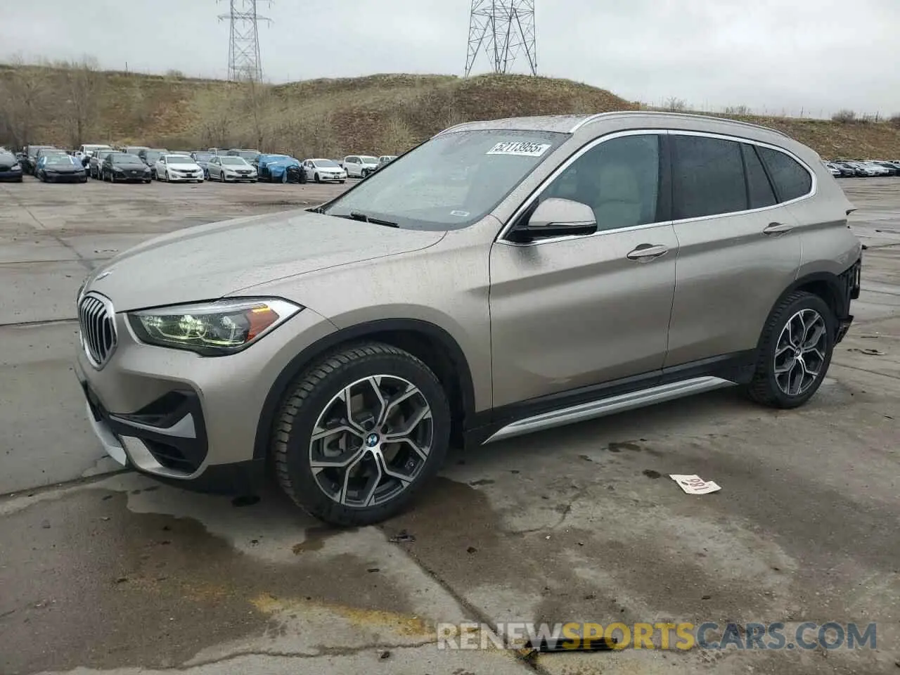 1 fotografías del automóvil dañado WBXJG9C03M5U47126 BMW X1 2021