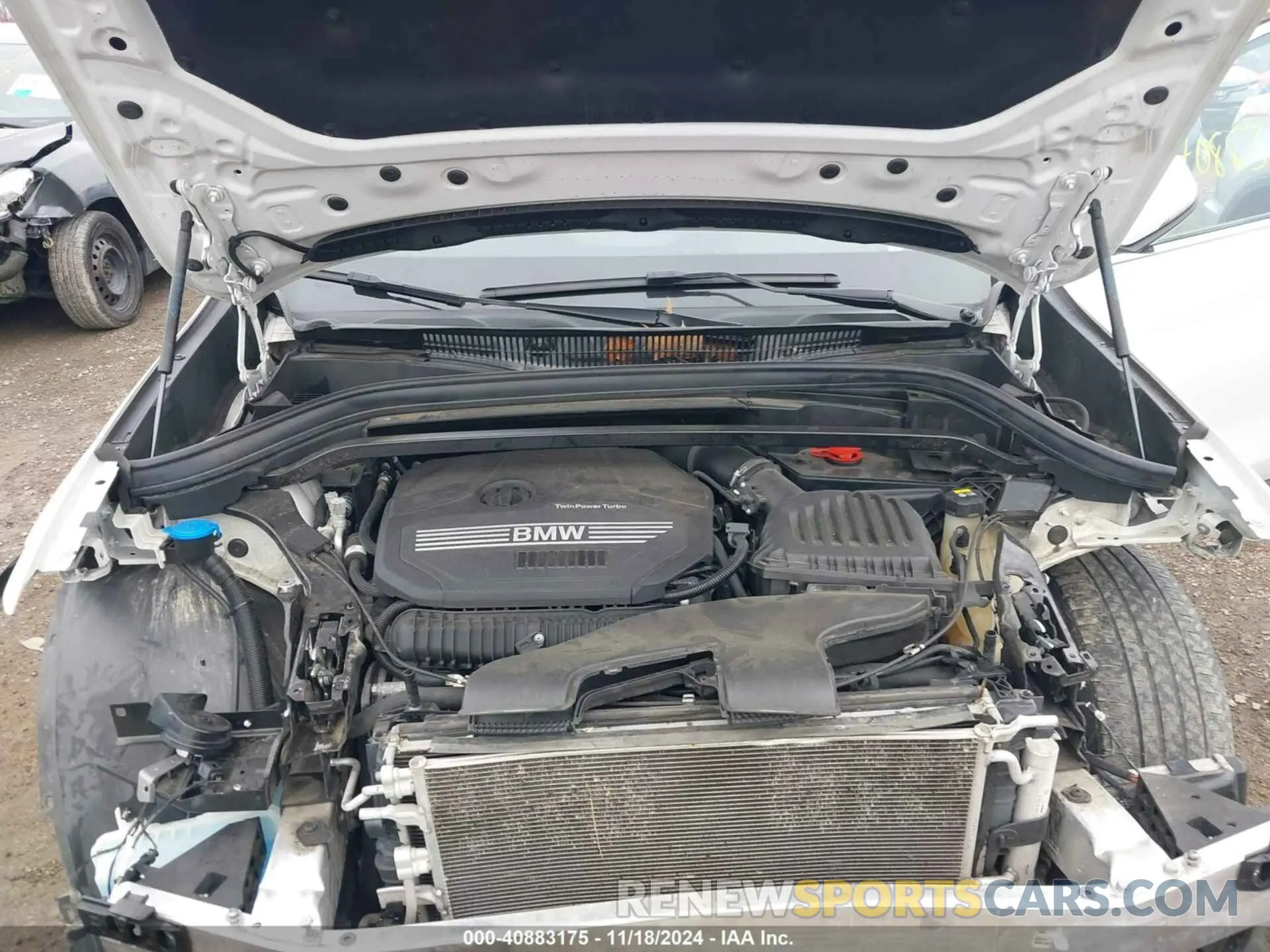 10 fotografías del automóvil dañado WBXJG9C04M5U06214 BMW X1 2021