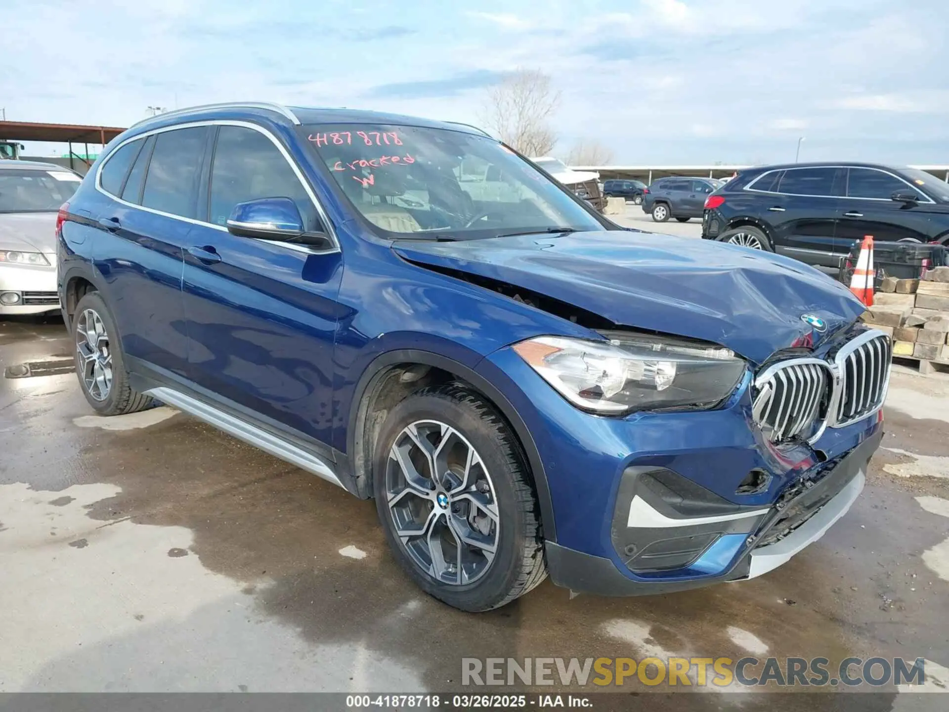 1 fotografías del automóvil dañado WBXJG9C07M5T98125 BMW X1 2021