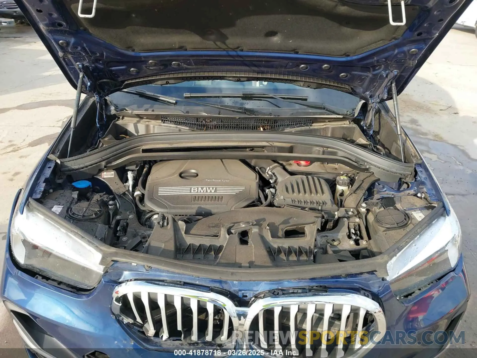 10 fotografías del automóvil dañado WBXJG9C07M5T98125 BMW X1 2021