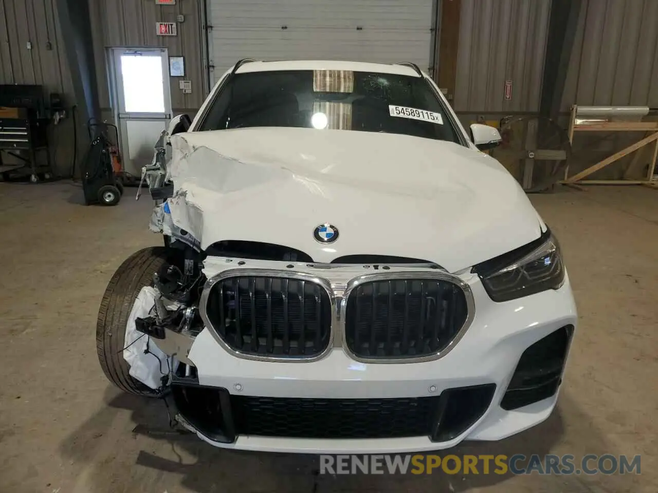 5 fotografías del automóvil dañado WBXJG9C08M5S16867 BMW X1 2021
