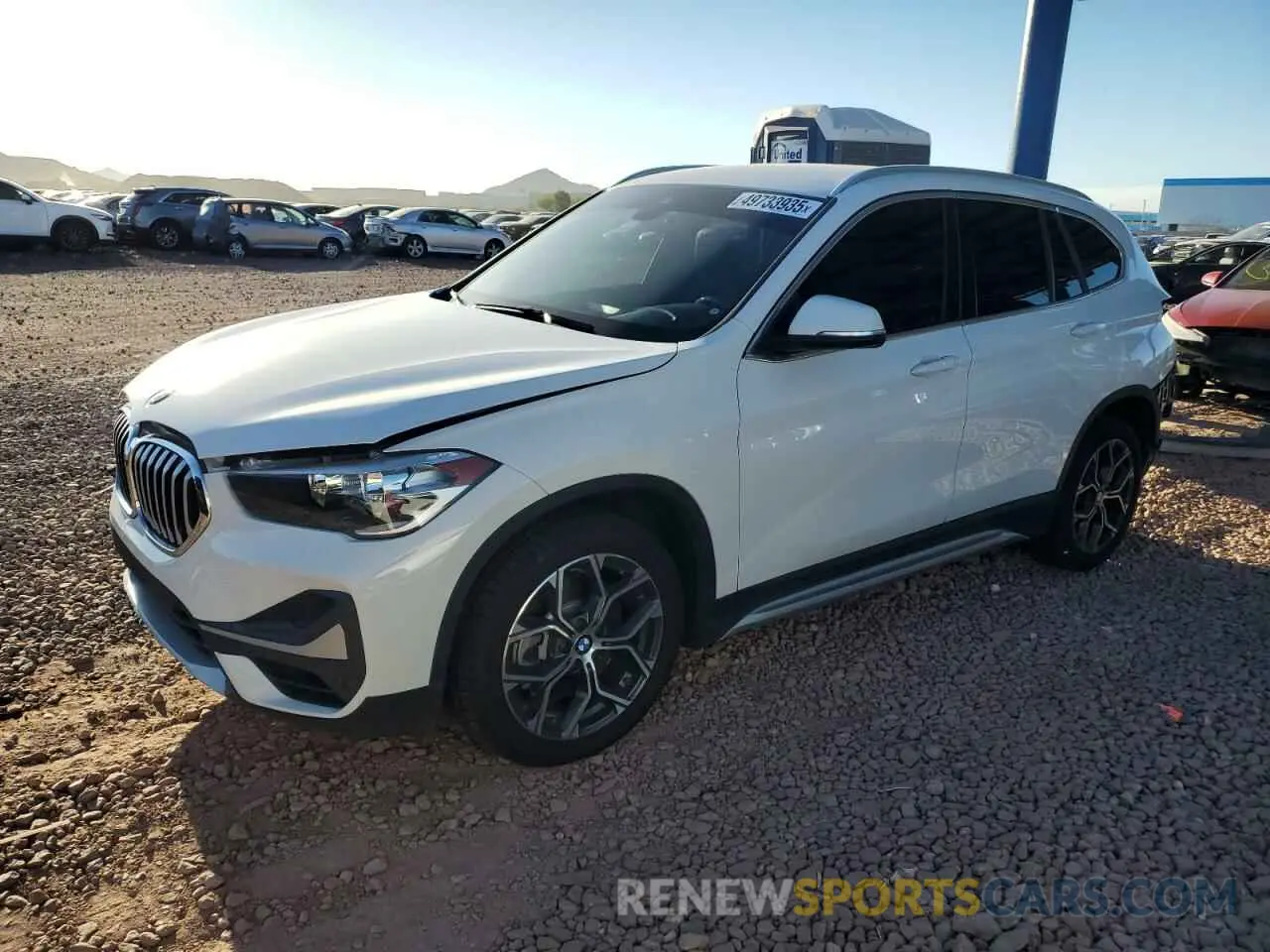 1 fotografías del automóvil dañado WBXJG9C08M5U21413 BMW X1 2021