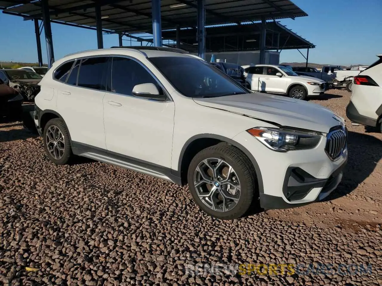 4 fotografías del automóvil dañado WBXJG9C08M5U21413 BMW X1 2021