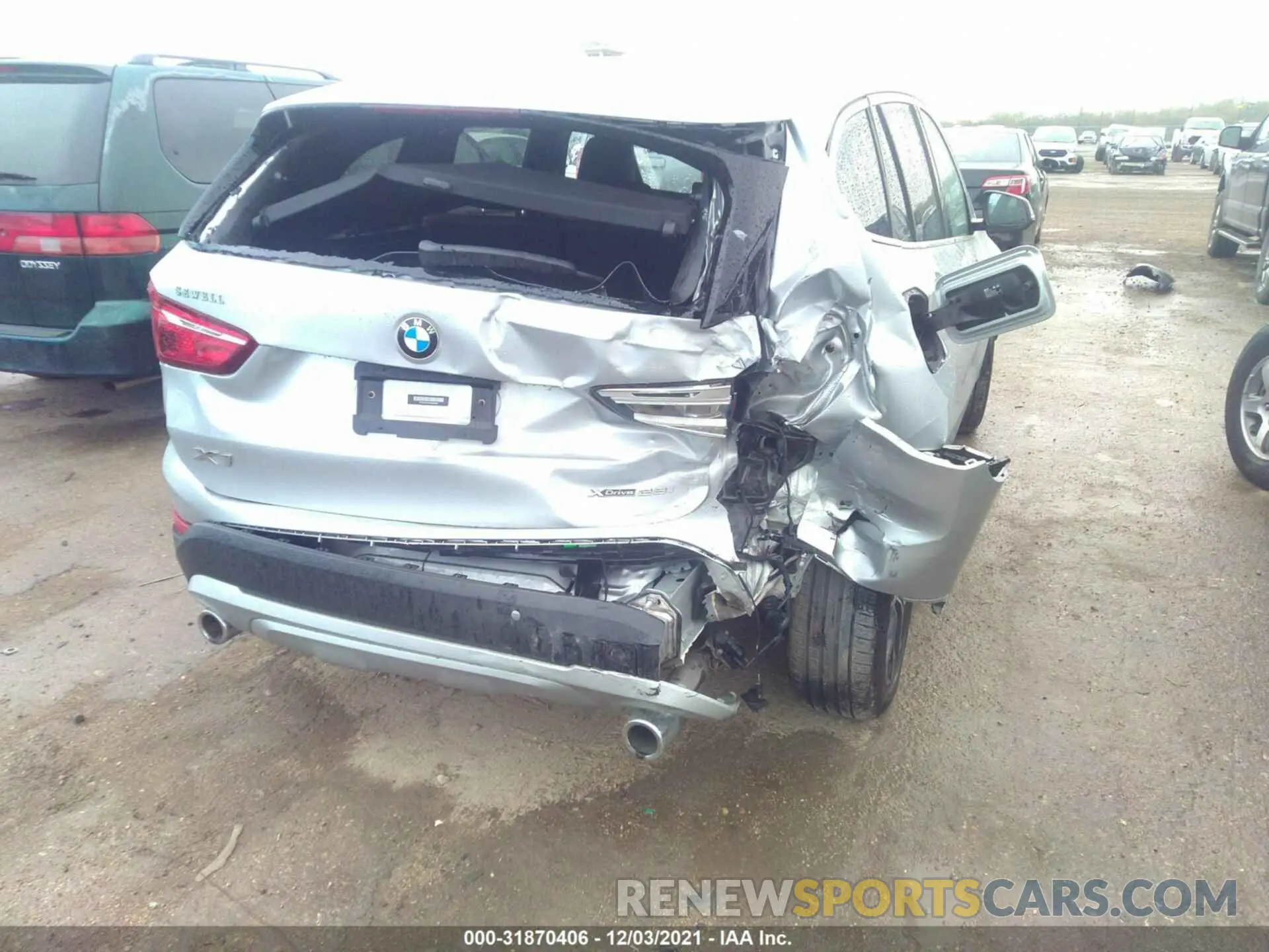 6 fotografías del automóvil dañado WBXJG9C09M3M69689 BMW X1 2021