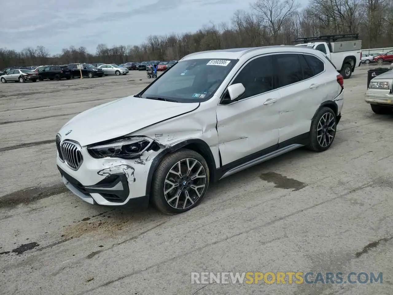 1 fotografías del automóvil dañado WBXJG9C09M3M72494 BMW X1 2021