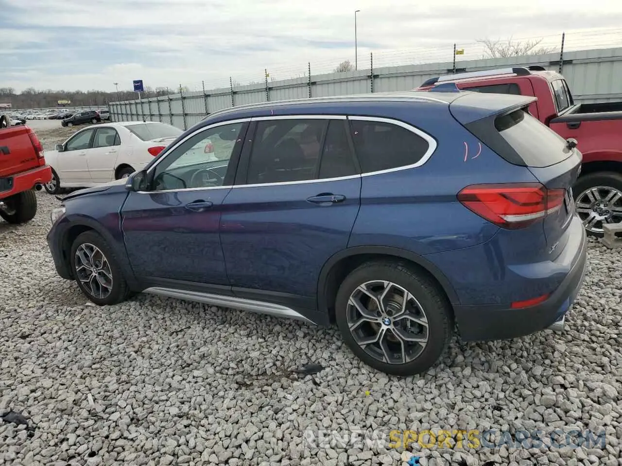2 fotografías del automóvil dañado WBXJG9C09M5T16797 BMW X1 2021