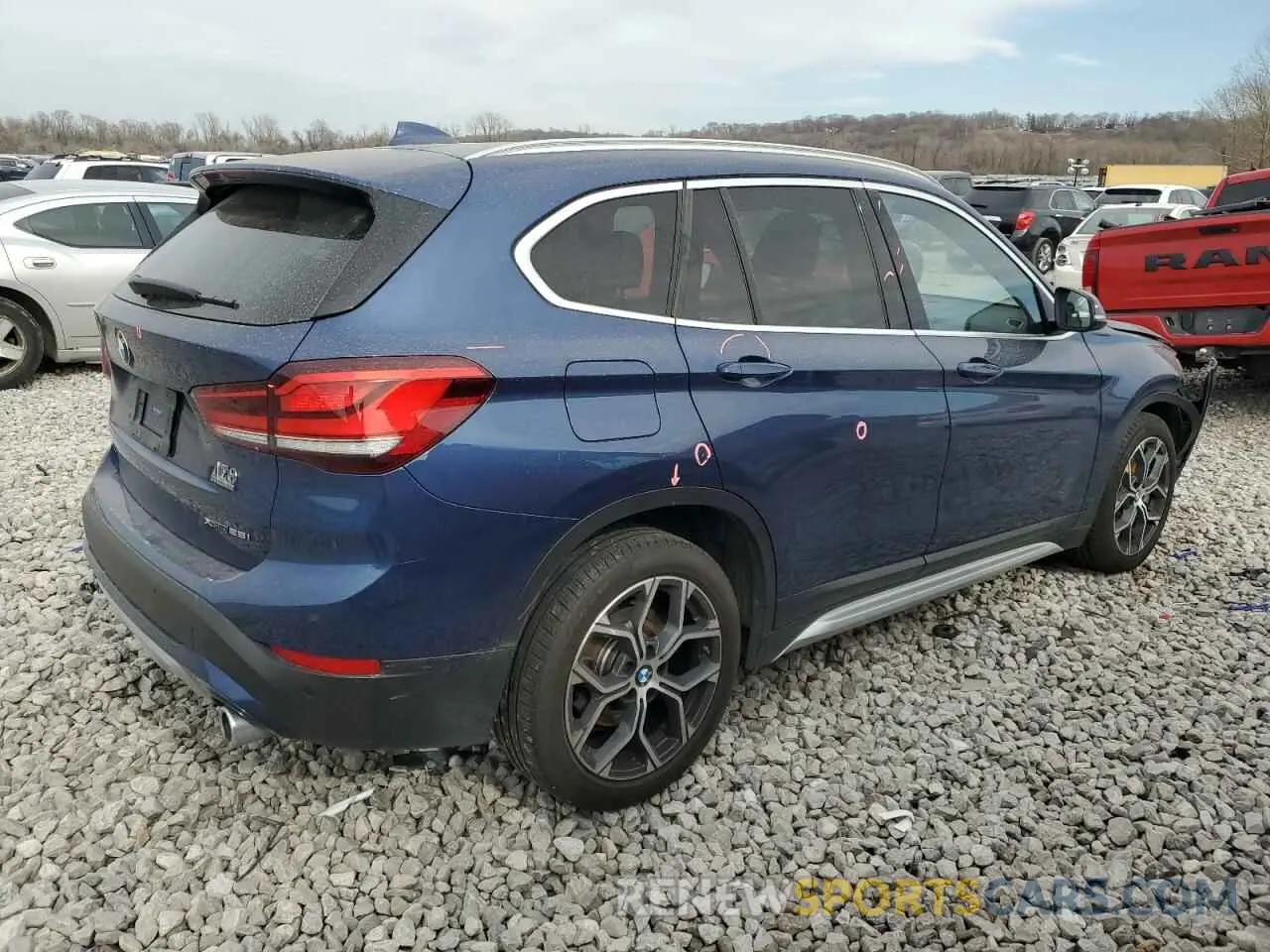 3 fotografías del automóvil dañado WBXJG9C09M5T16797 BMW X1 2021