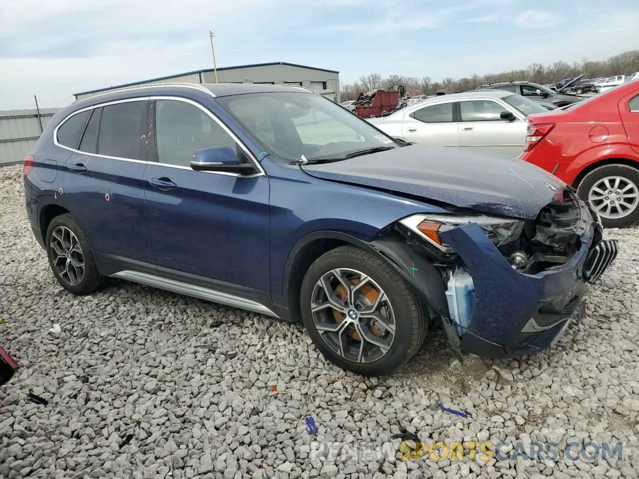 4 fotografías del automóvil dañado WBXJG9C09M5T16797 BMW X1 2021