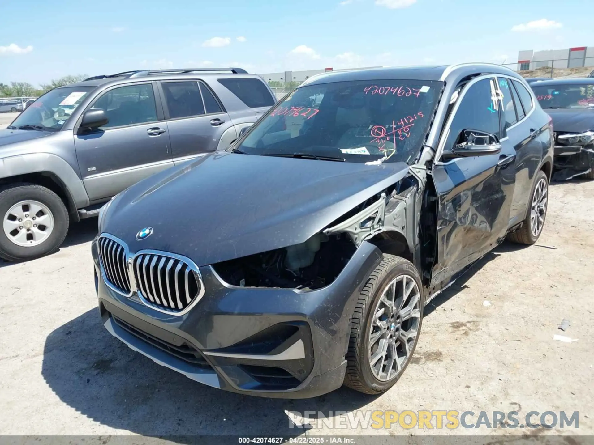 2 fotografías del automóvil dañado WBXJG7C06N5U69787 BMW X1 2022