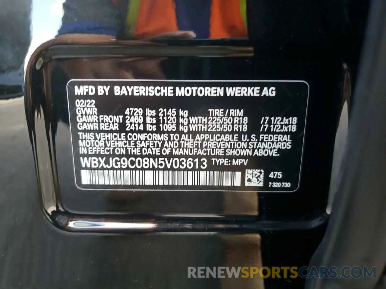 13 fotografías del automóvil dañado WBXJG9C08N5V03613 BMW X1 2022