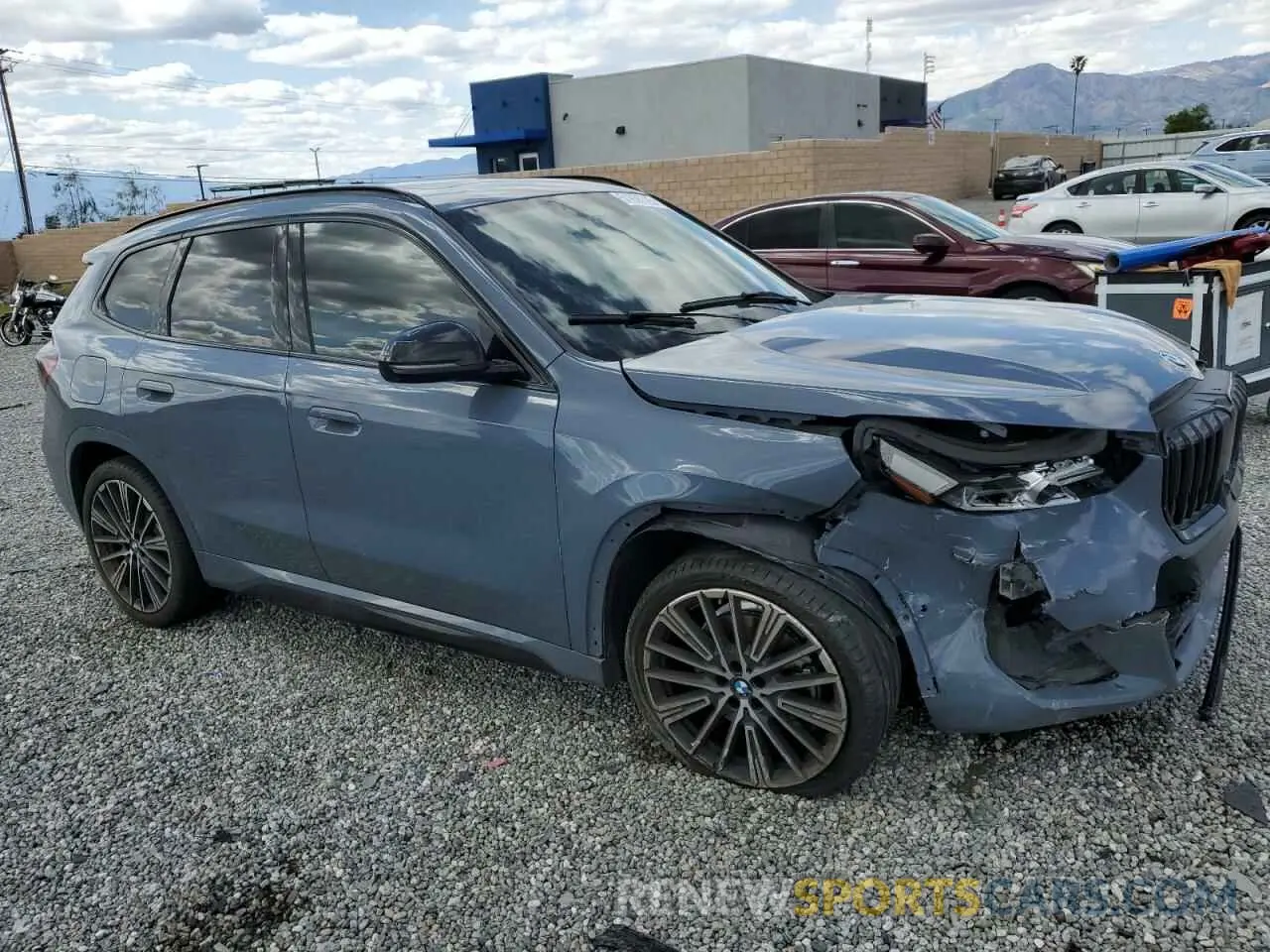 4 fotografías del automóvil dañado WBX73EF00P5W09504 BMW X1 2023
