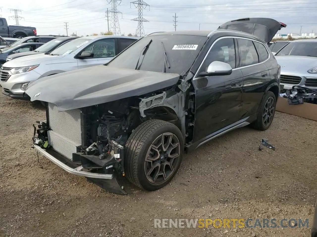 1 fotografías del automóvil dañado WBX73EF01P5Y21246 BMW X1 2023