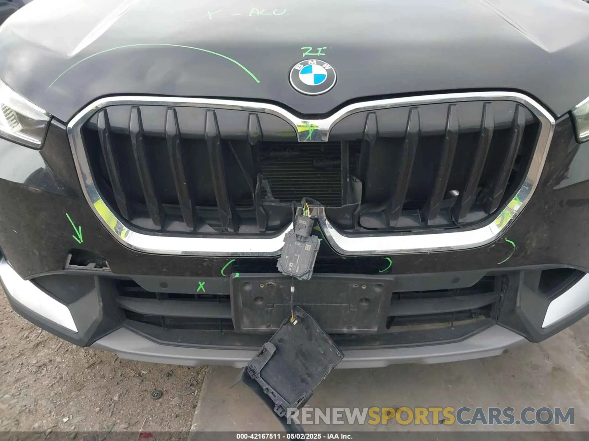 6 fotografías del automóvil dañado WBX73EF04P5W37659 BMW X1 2023