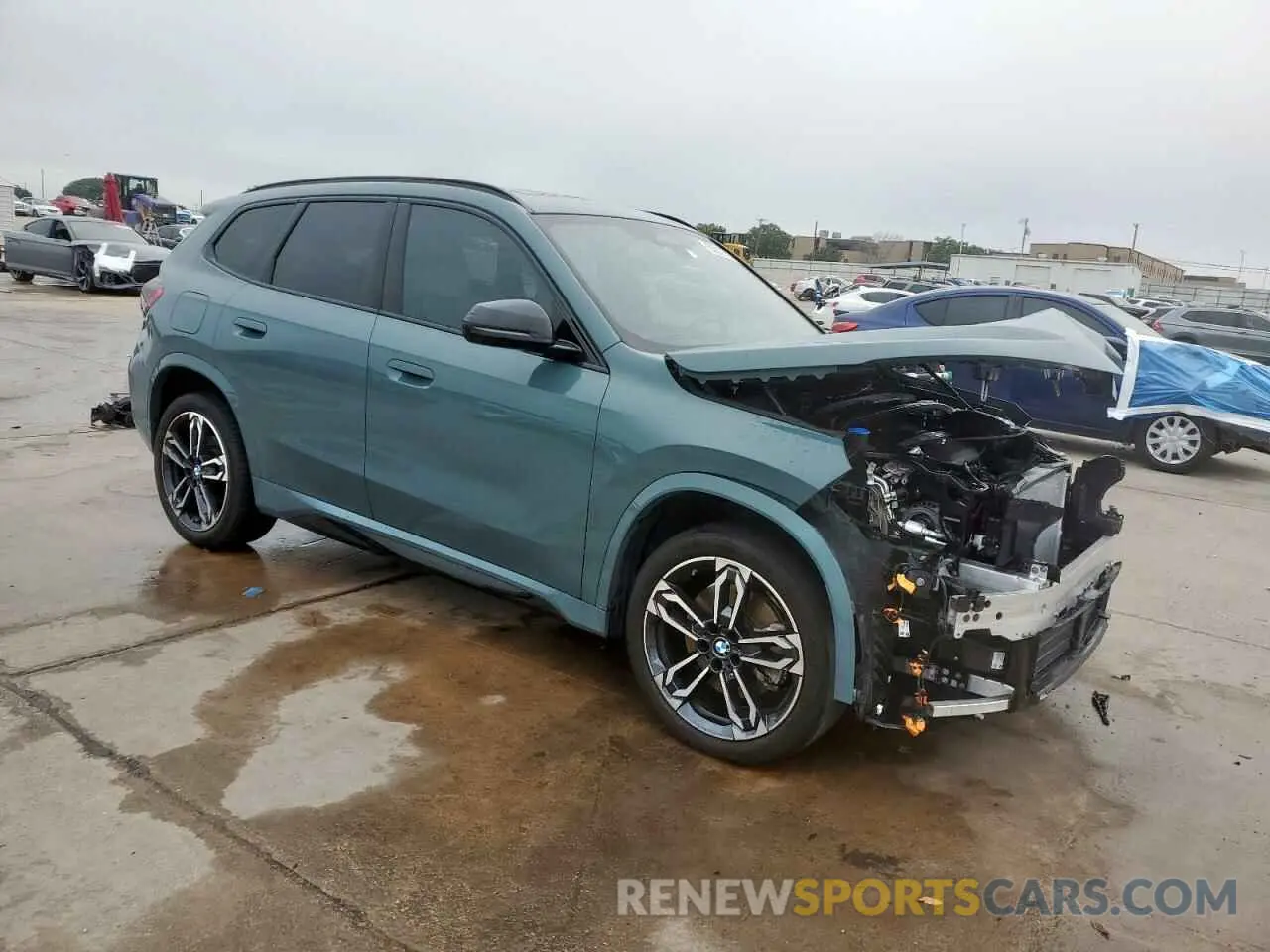 4 fotografías del automóvil dañado WBX73EF04P5X18192 BMW X1 2023
