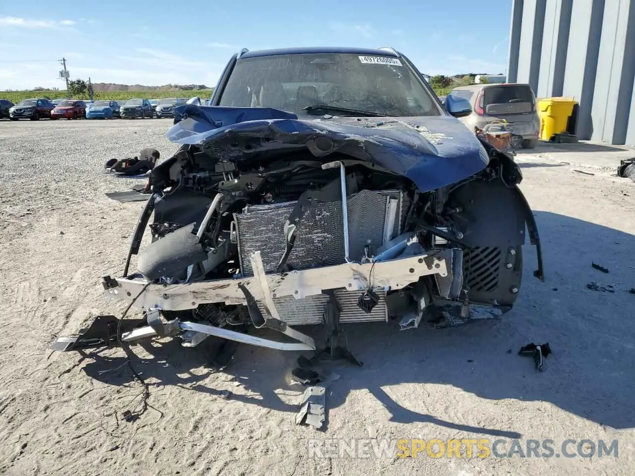5 fotografías del automóvil dañado WBX73EF06P5X43840 BMW X1 2023
