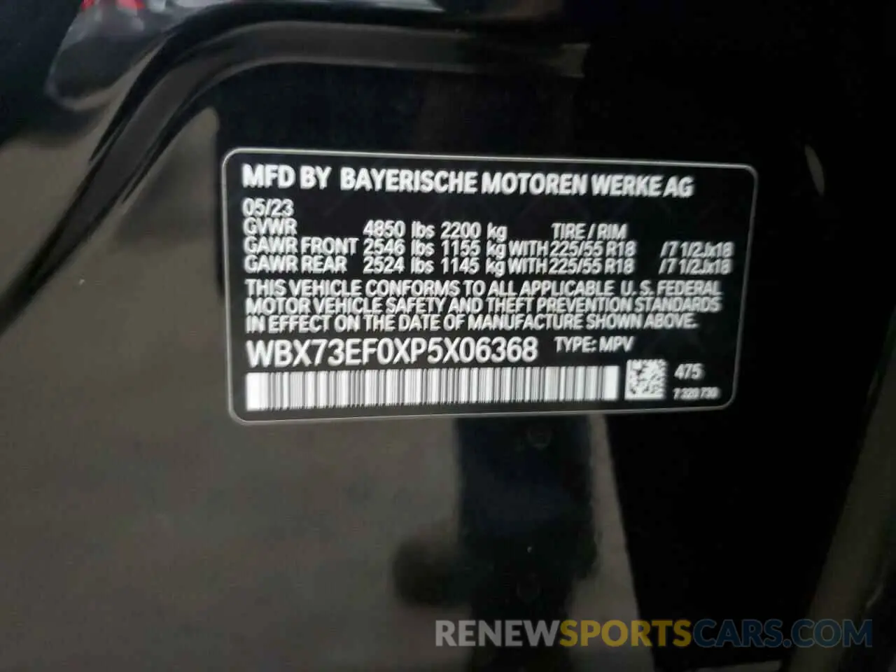 13 fotografías del automóvil dañado WBX73EF0XP5X06368 BMW X1 2023