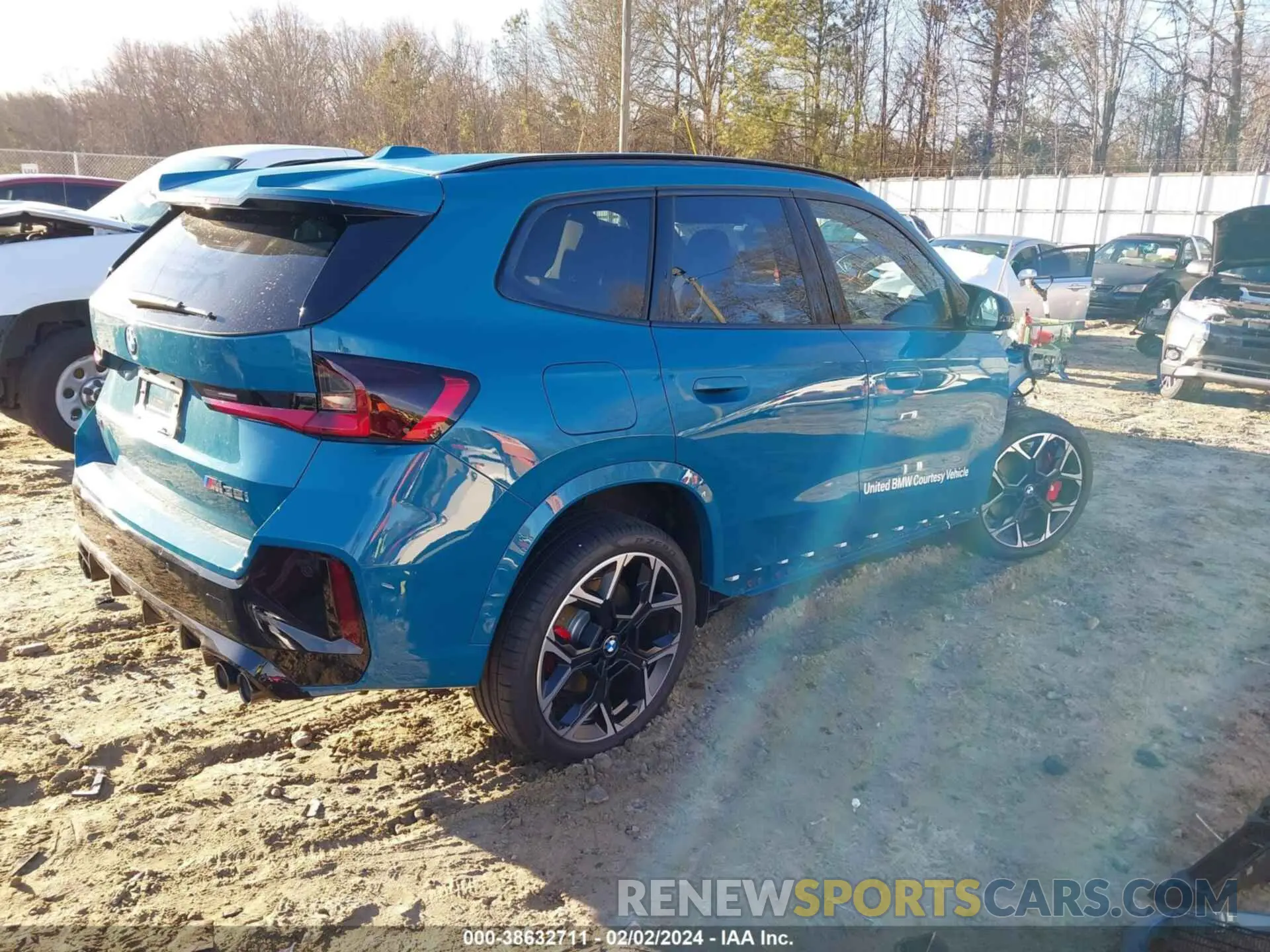 4 fotografías del automóvil dañado WBX13EF04R5X69250 BMW X1 2024