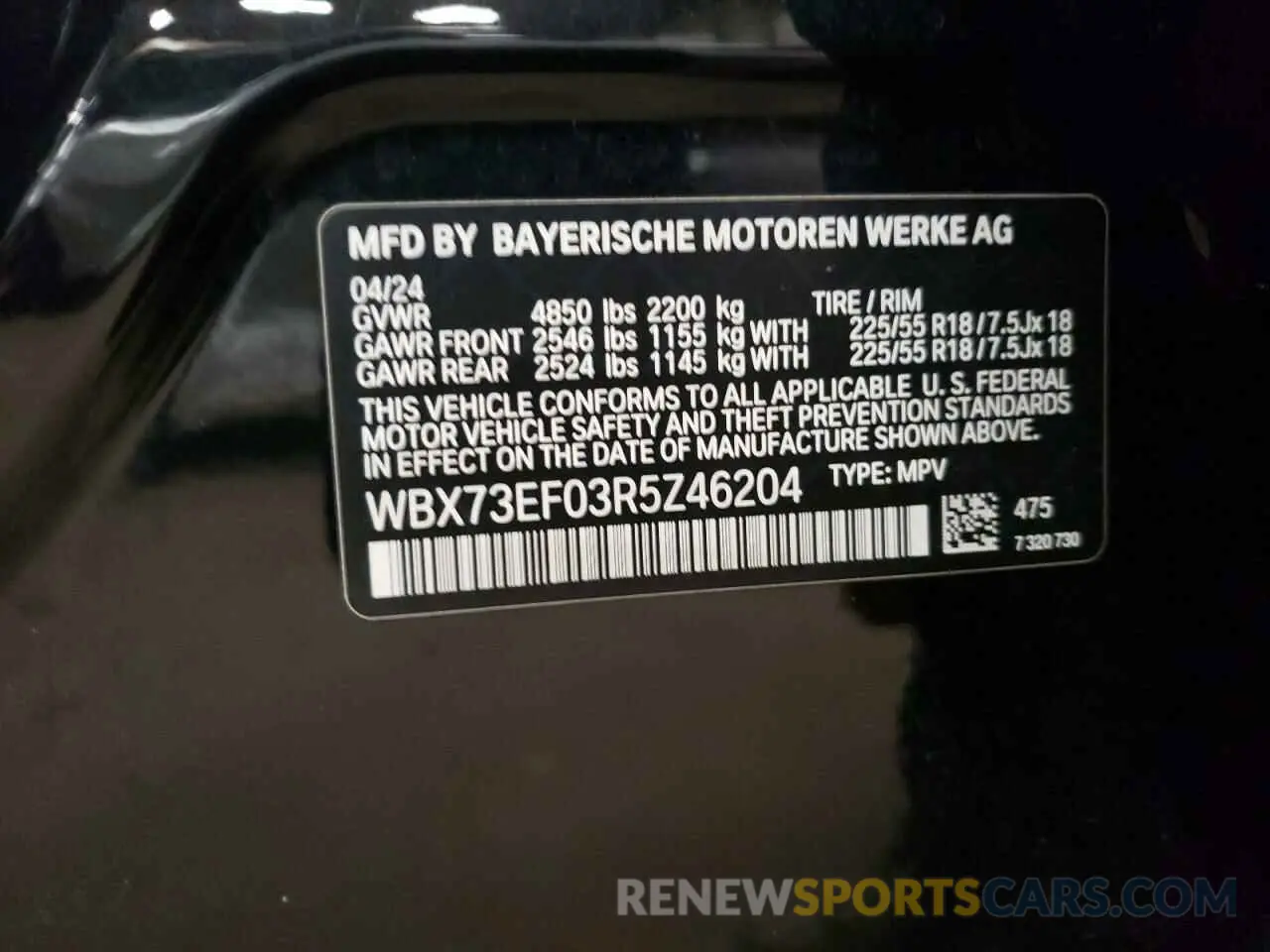 13 fotografías del automóvil dañado WBX73EF03R5Z46204 BMW X1 2024