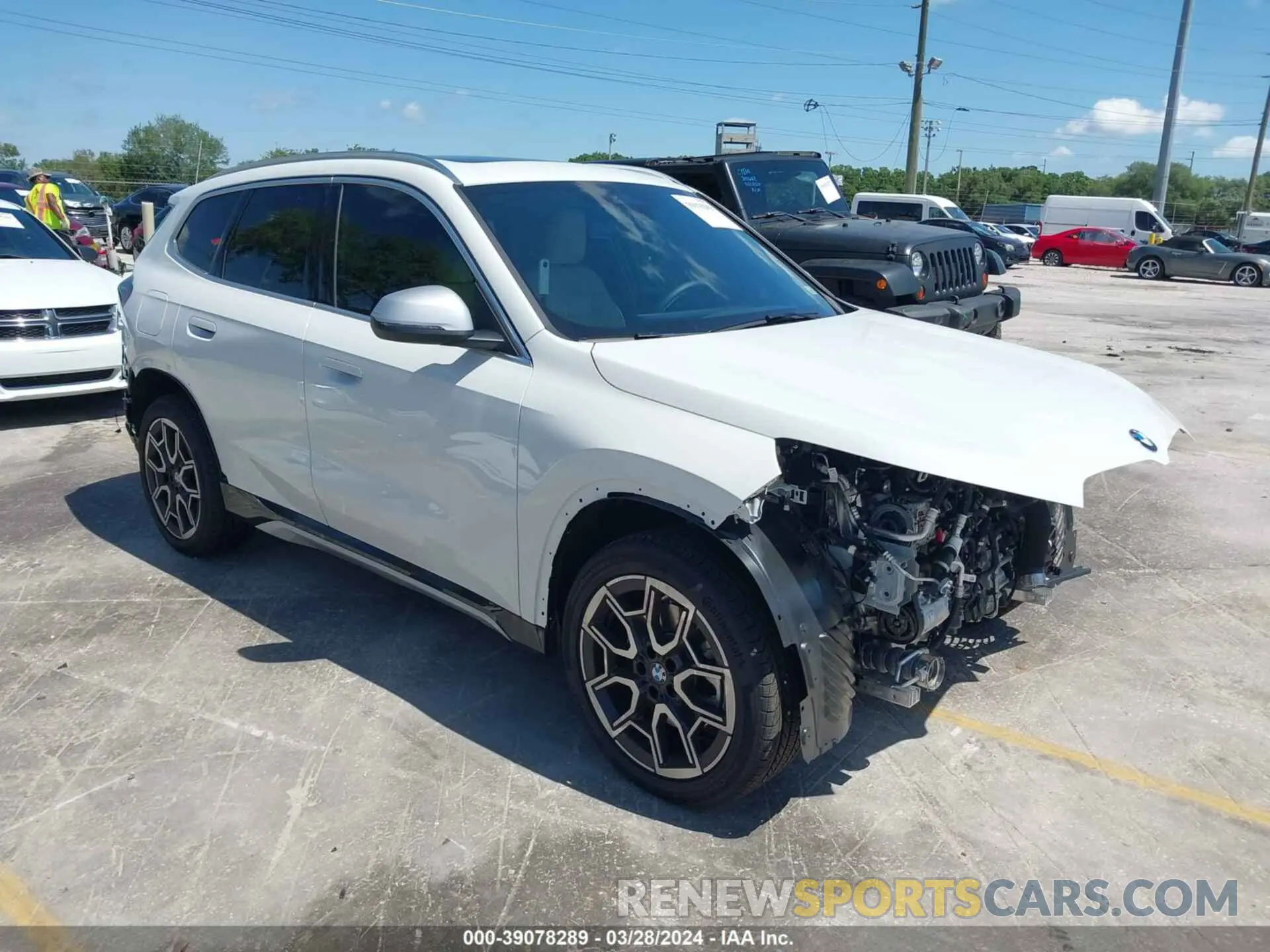1 fotografías del automóvil dañado WBX73EF06R5Y44699 BMW X1 2024