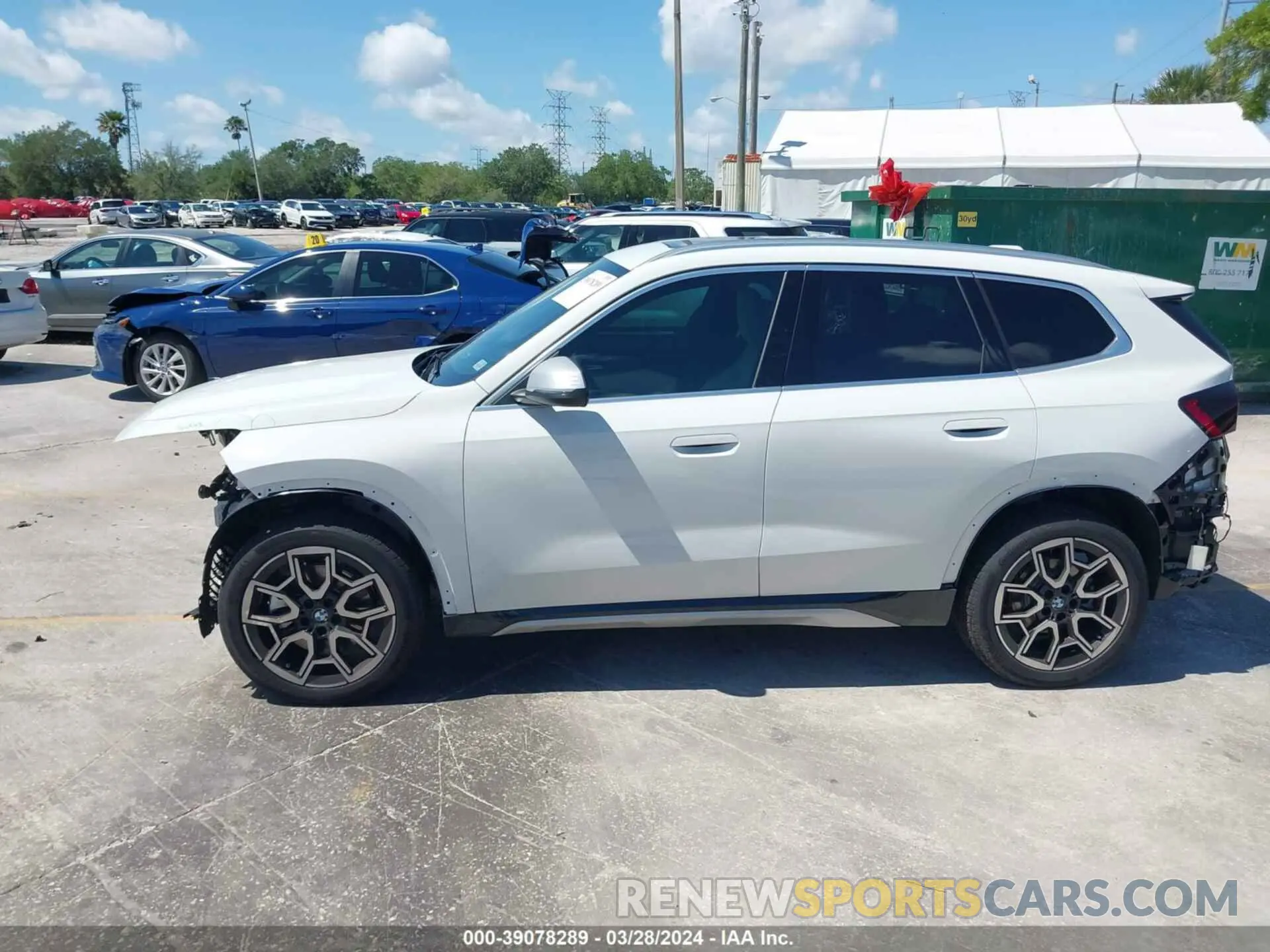 15 fotografías del automóvil dañado WBX73EF06R5Y44699 BMW X1 2024