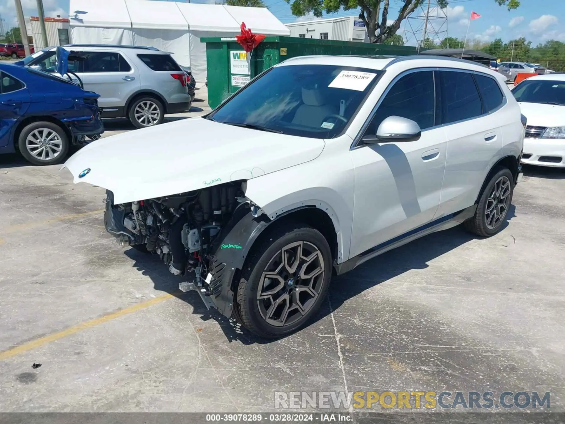 2 fotografías del automóvil dañado WBX73EF06R5Y44699 BMW X1 2024