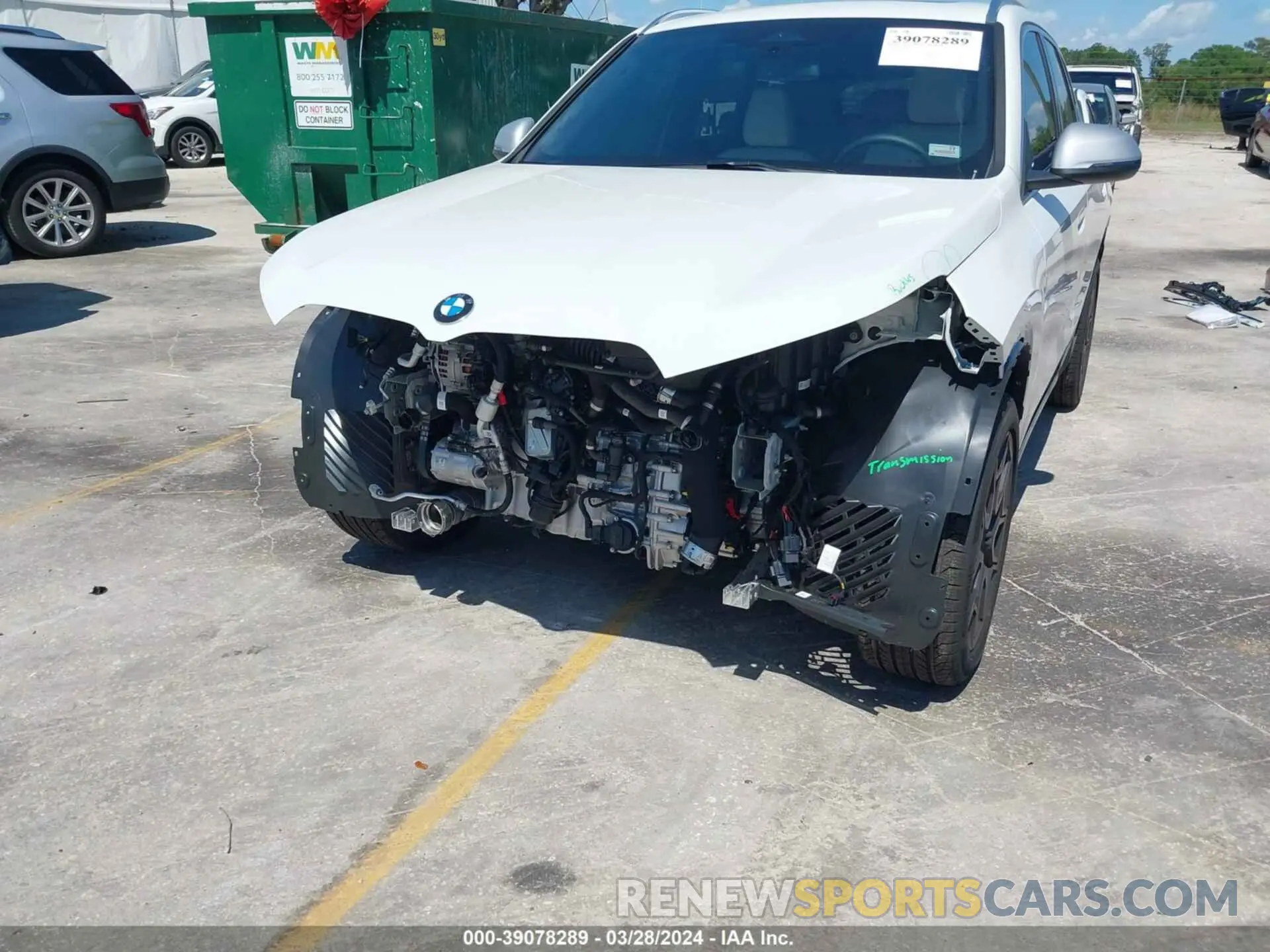 6 fotografías del automóvil dañado WBX73EF06R5Y44699 BMW X1 2024