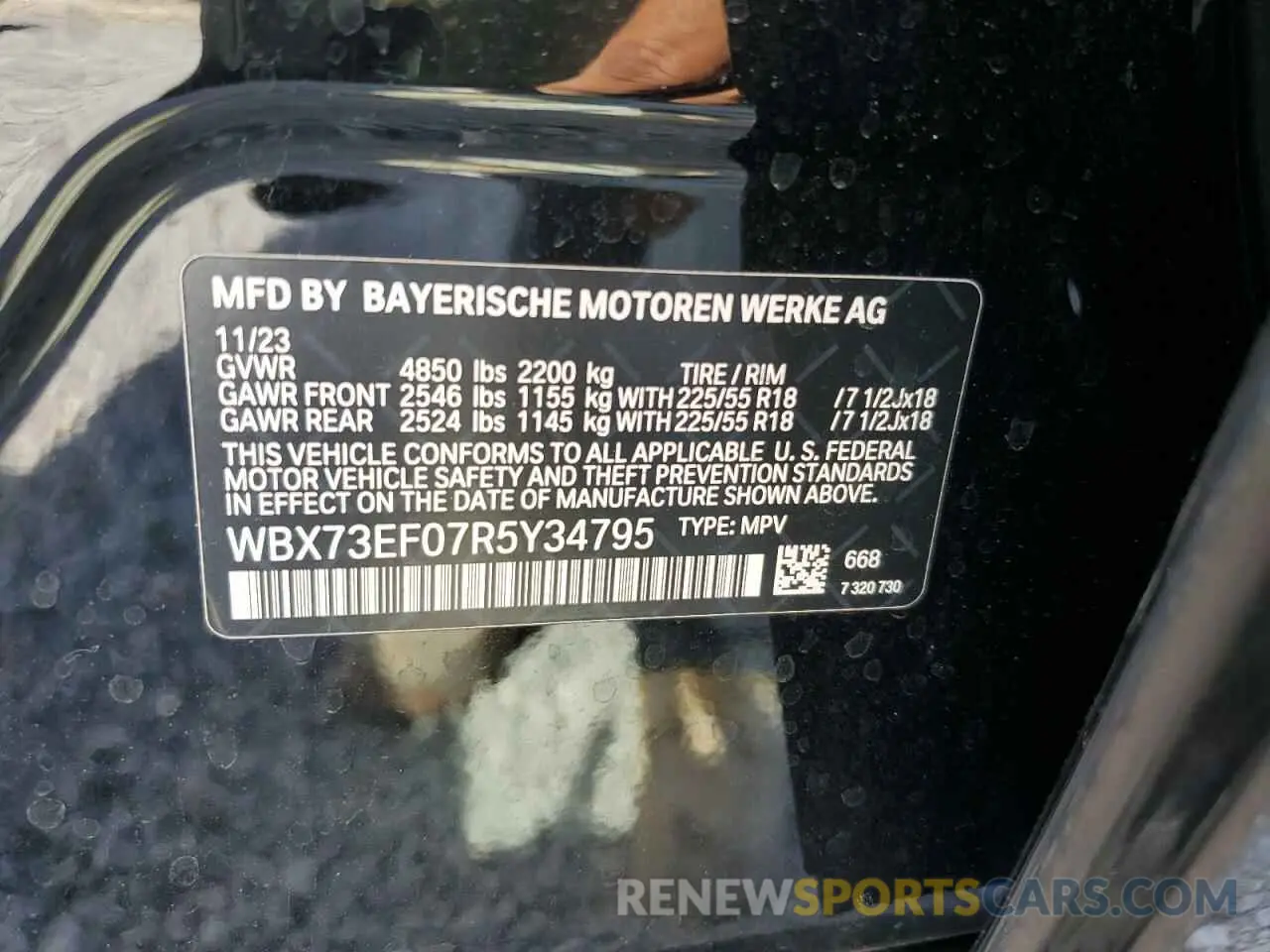 14 fotografías del automóvil dañado WBX73EF07R5Y34795 BMW X1 2024