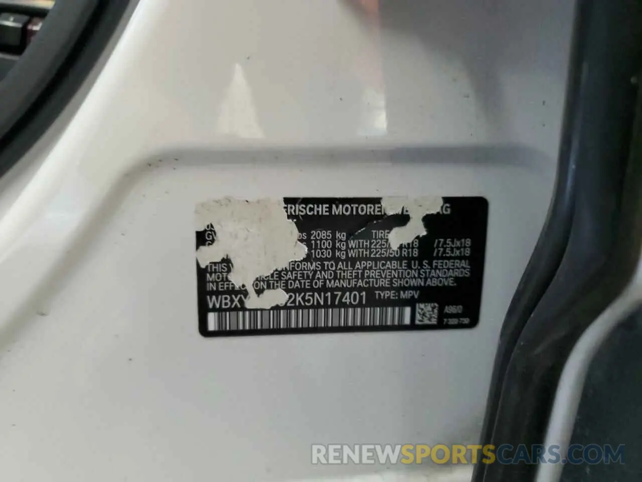 12 fotografías del automóvil dañado WBXYJ3C52K5N17401 BMW X2 2019