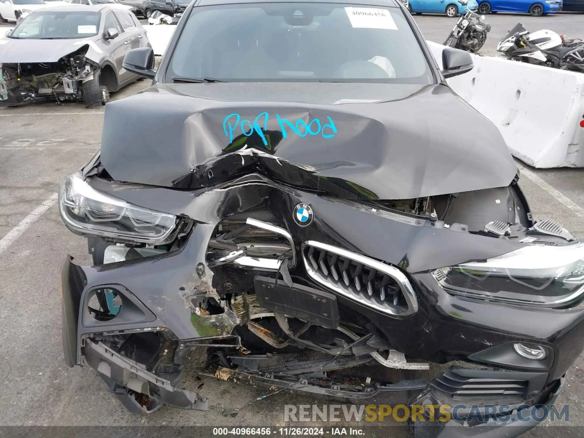 10 fotografías del automóvil dañado WBXYJ3C55K5N39859 BMW X2 2019