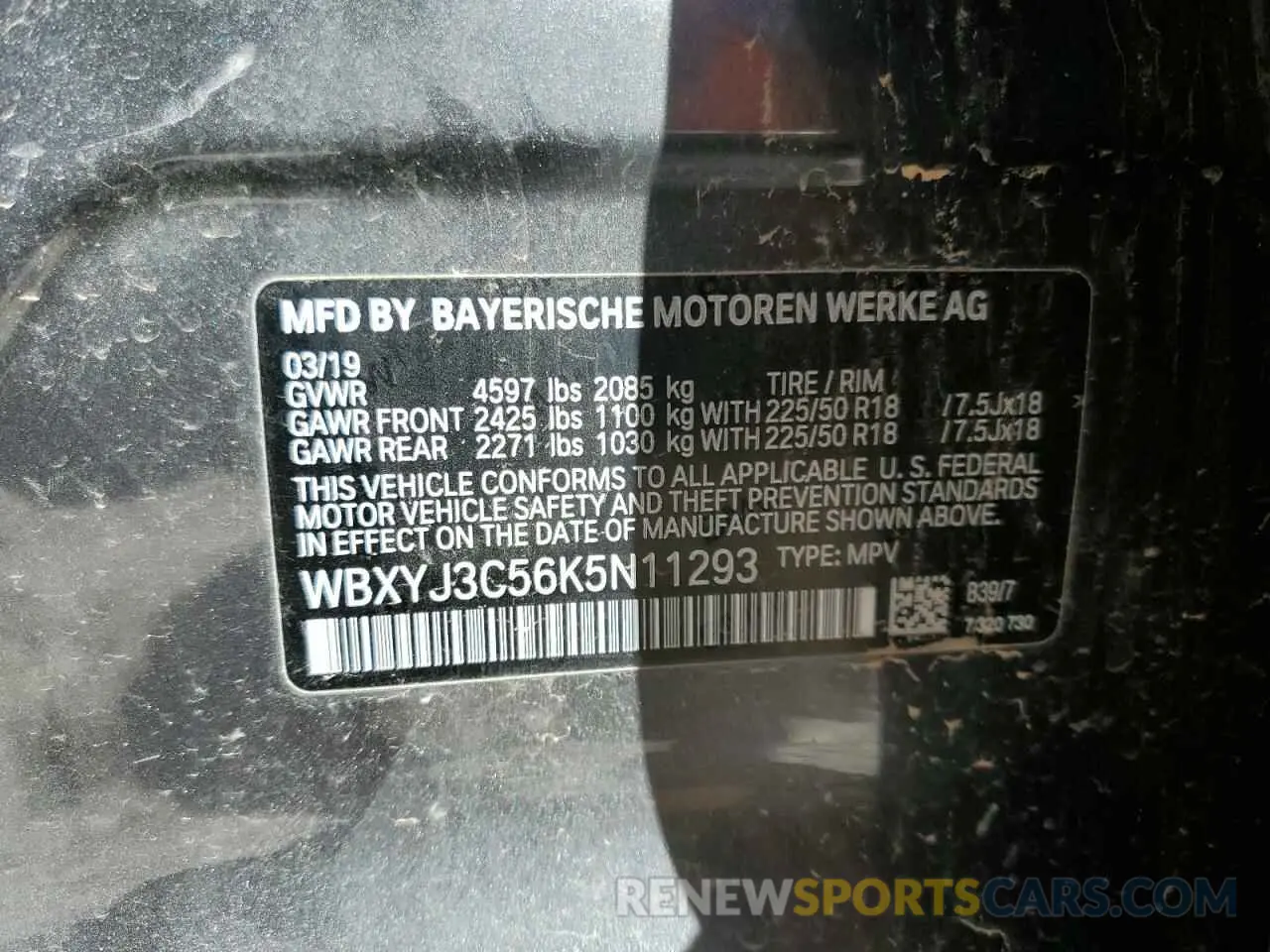 13 fotografías del automóvil dañado WBXYJ3C56K5N11293 BMW X2 2019