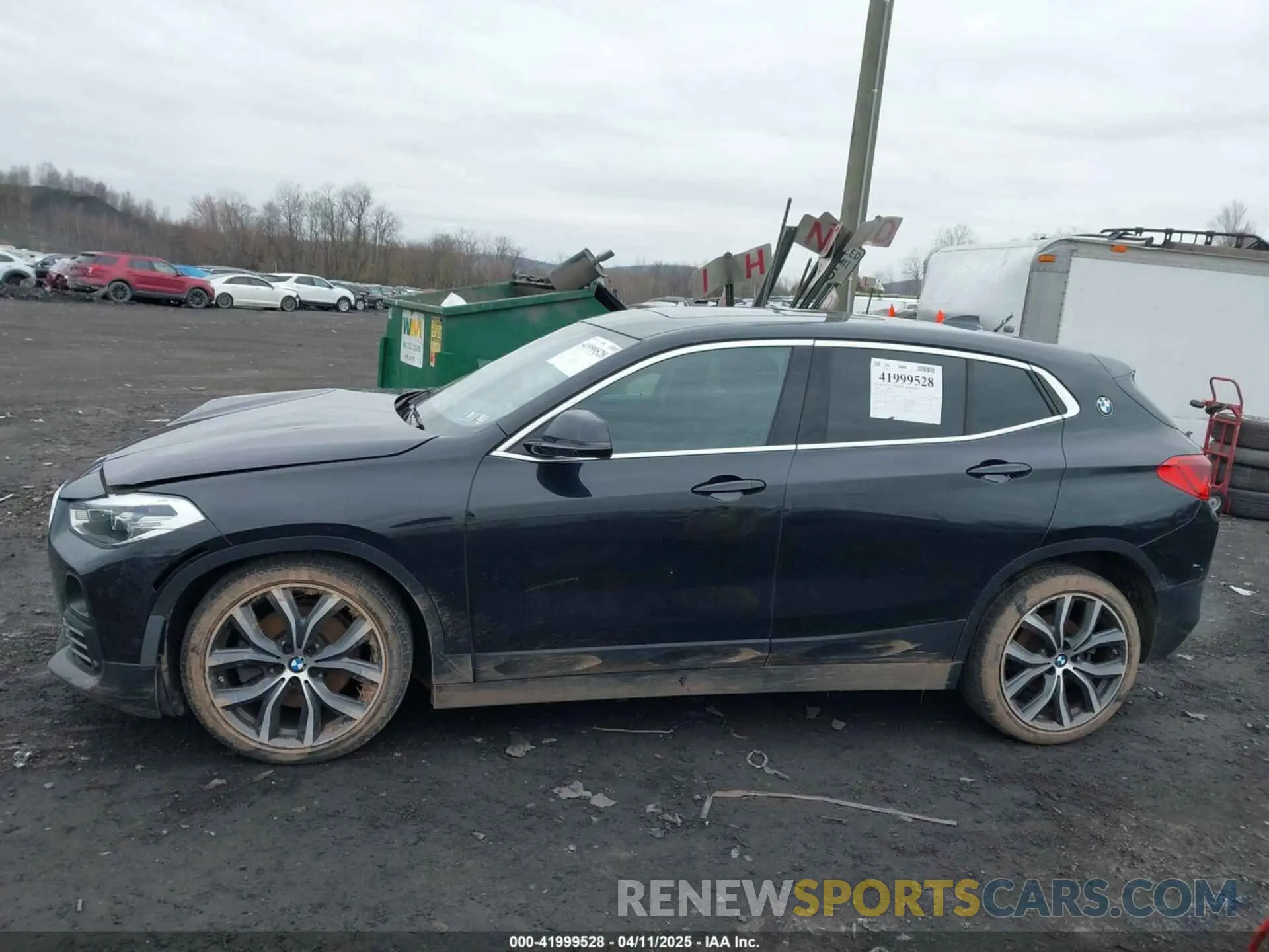 14 fotografías del automóvil dañado WBXYJ5C50K5N03198 BMW X2 2019