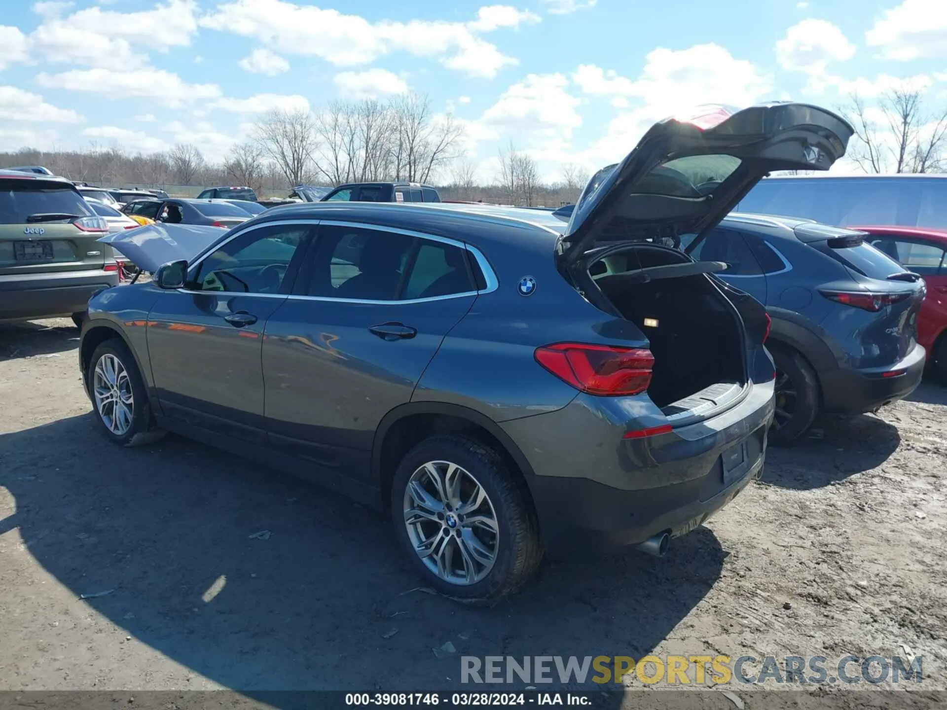 3 fotografías del automóvil dañado WBXYJ5C51K5N10595 BMW X2 2019