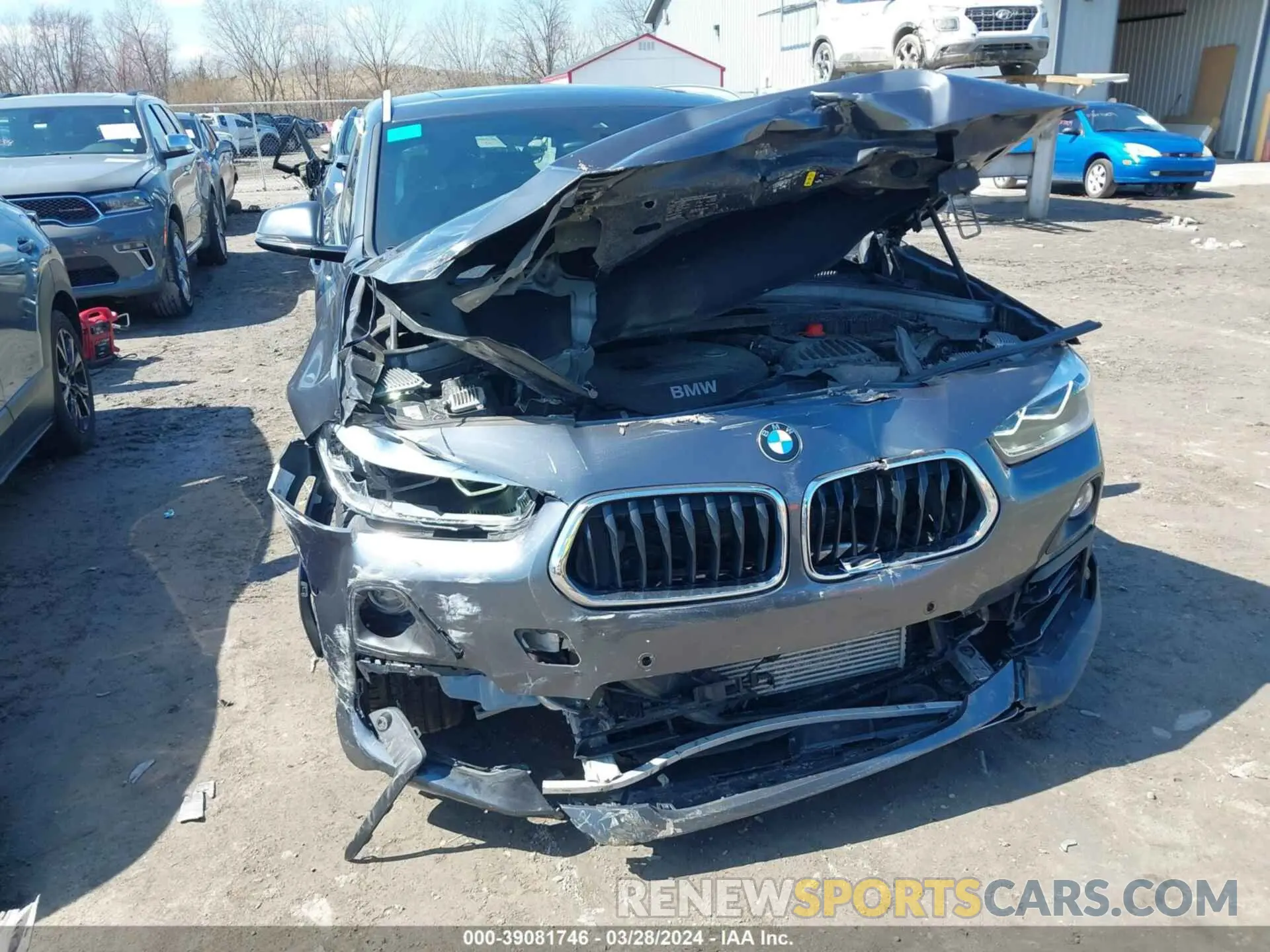 6 fotografías del automóvil dañado WBXYJ5C51K5N10595 BMW X2 2019
