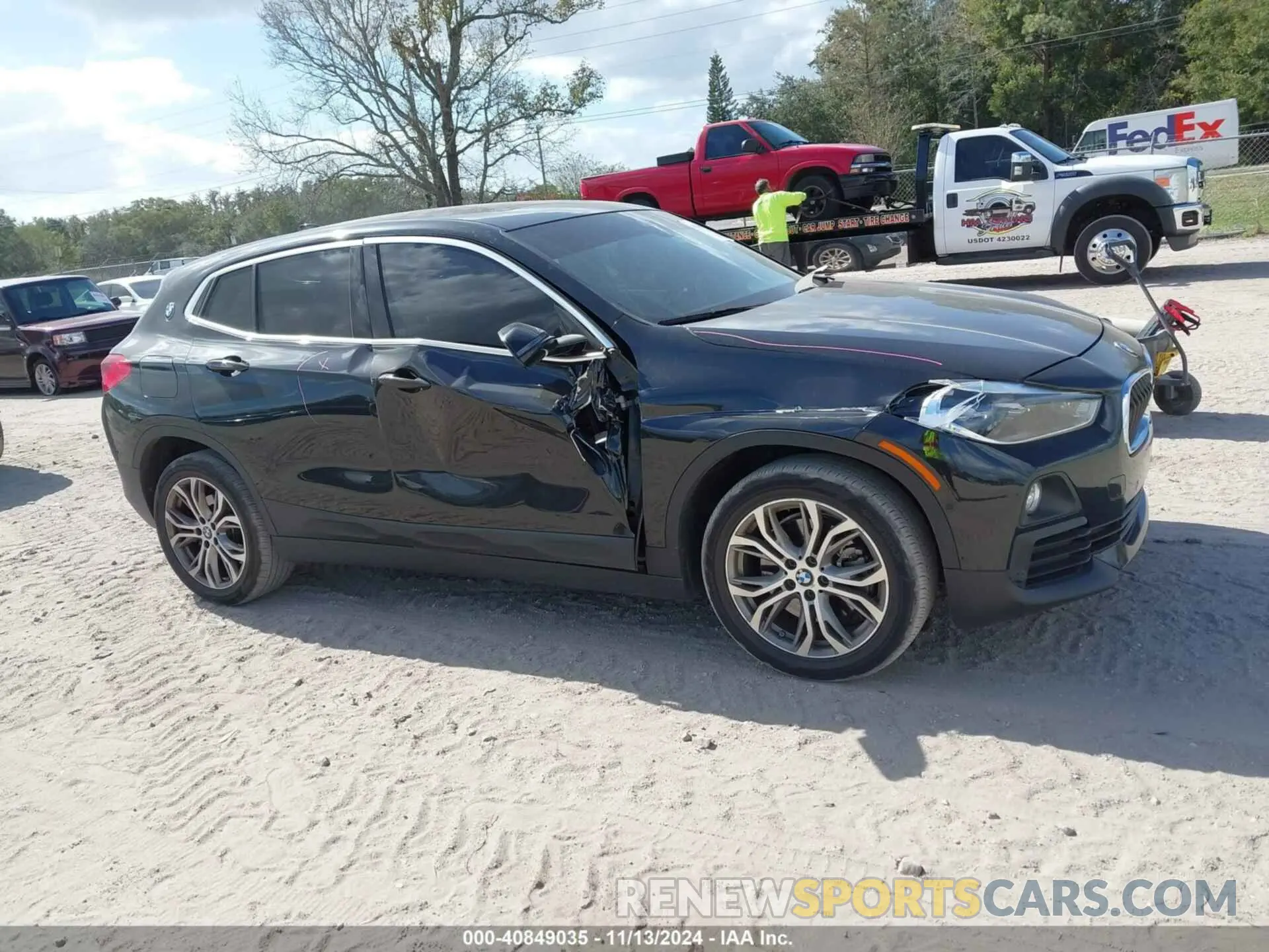 13 fotografías del automóvil dañado WBXYJ5C52K5N01596 BMW X2 2019