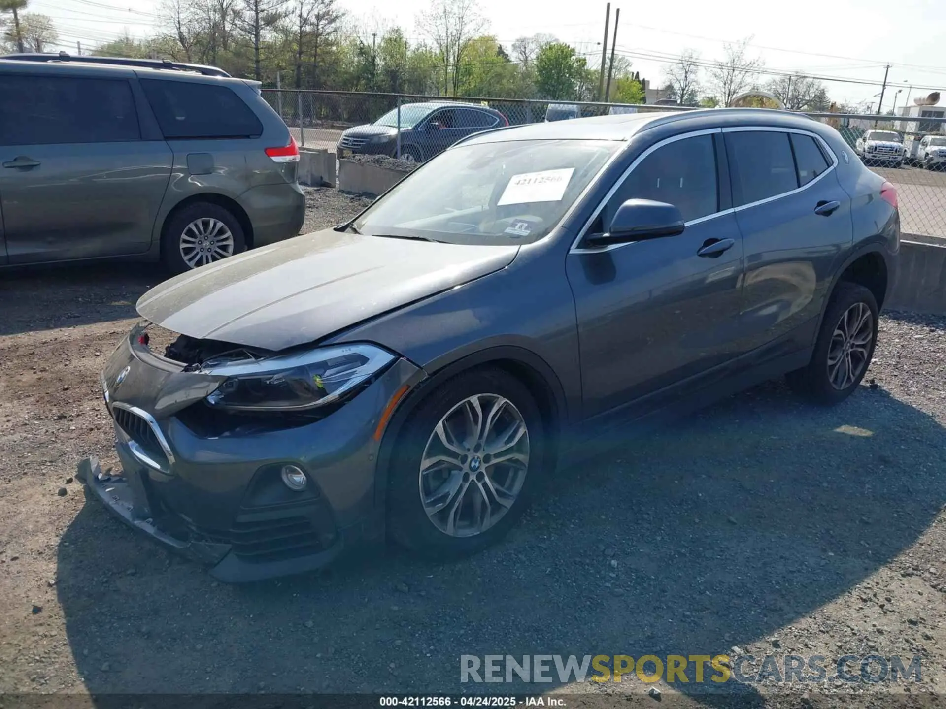 2 fotografías del automóvil dañado WBXYJ5C52K5N38986 BMW X2 2019