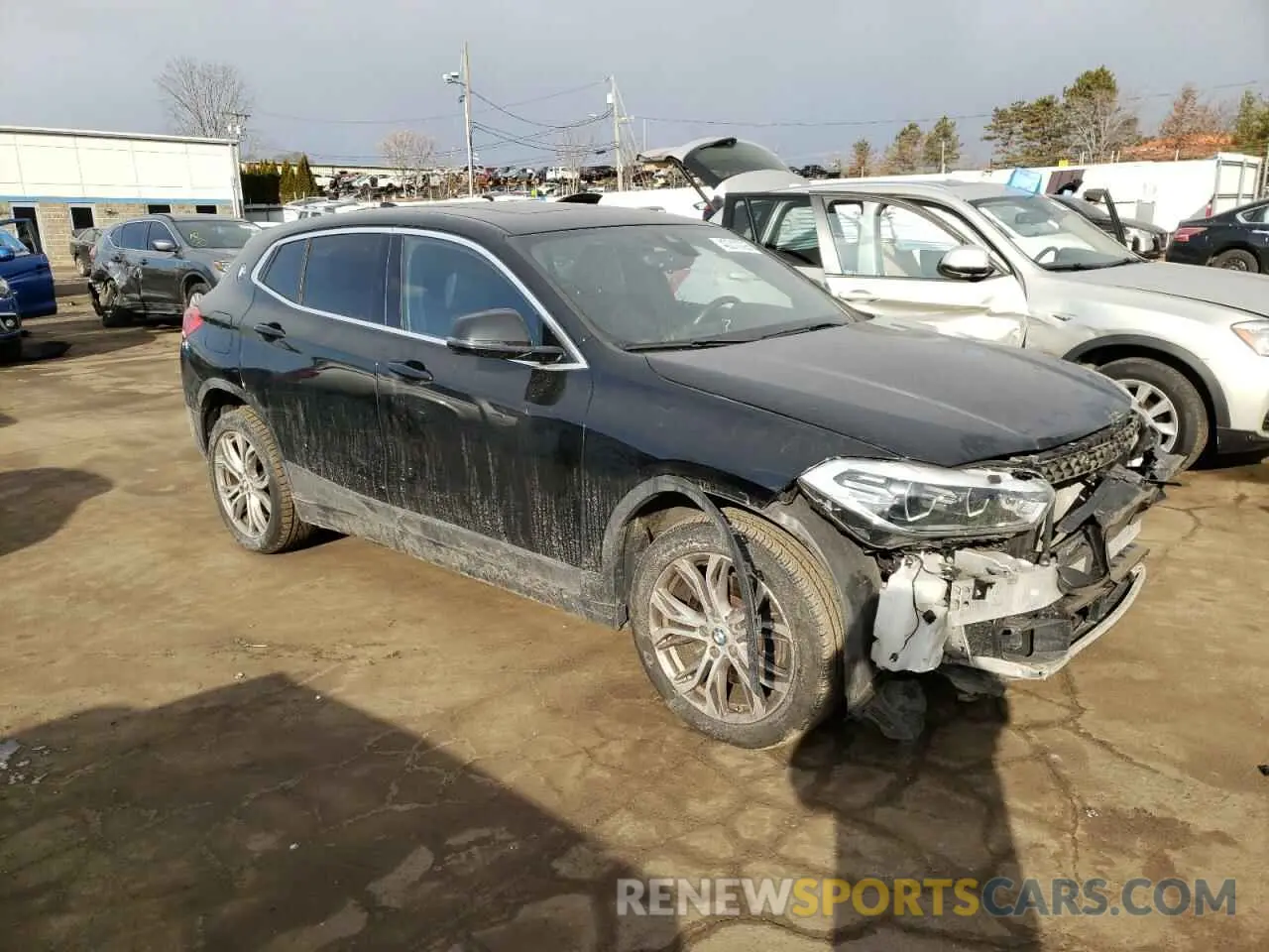 4 fotografías del automóvil dañado WBXYJ5C55K5N33183 BMW X2 2019