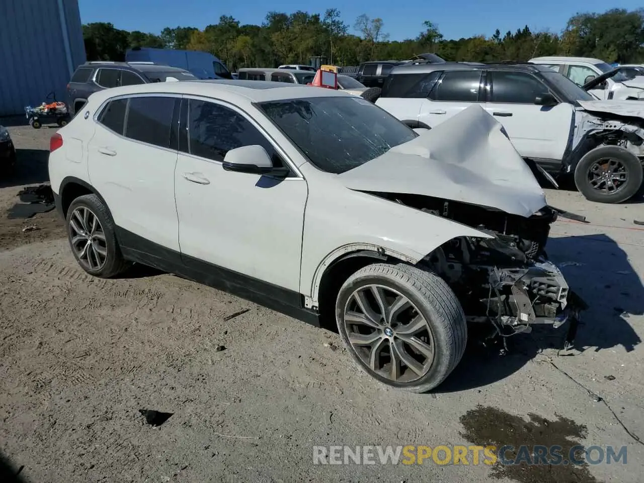4 fotografías del automóvil dañado WBXYH9C01L5P45989 BMW X2 2020