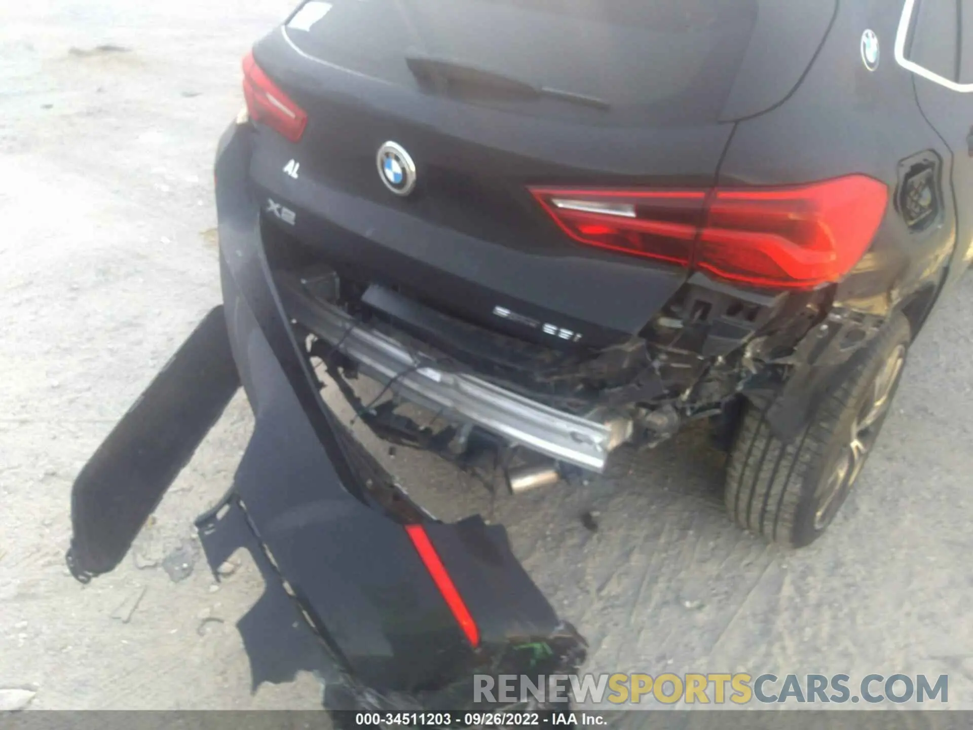 6 fotografías del automóvil dañado WBXYH9C02L5P10555 BMW X2 2020