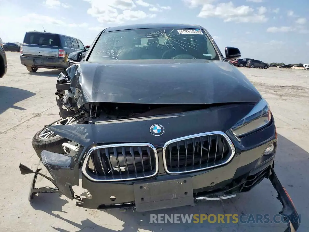 5 fotografías del automóvil dañado WBXYH9C05L5R16811 BMW X2 2020