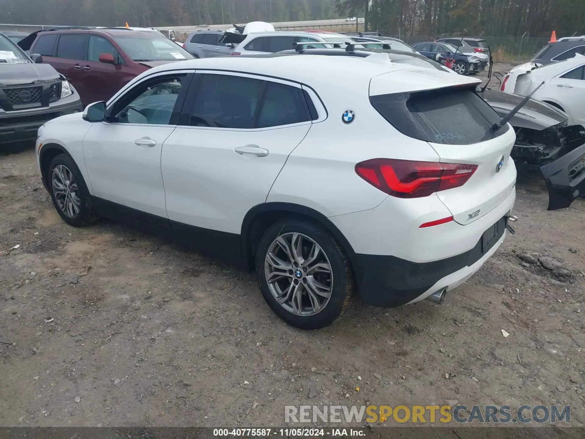 3 fotografías del automóvil dañado WBXYJ1C00L5R55621 BMW X2 2020