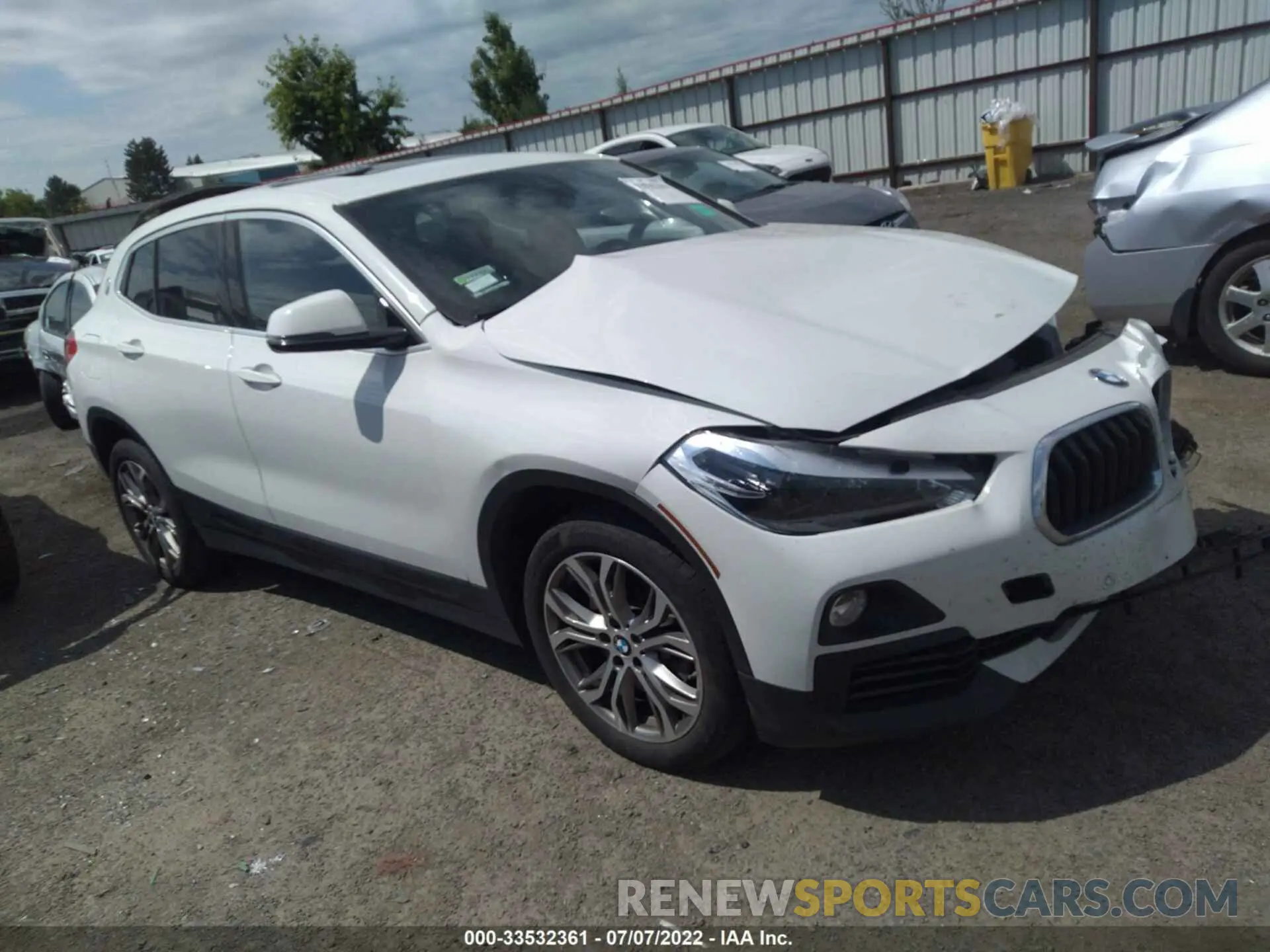 1 fotografías del automóvil dañado WBXYJ1C02L5P06012 BMW X2 2020