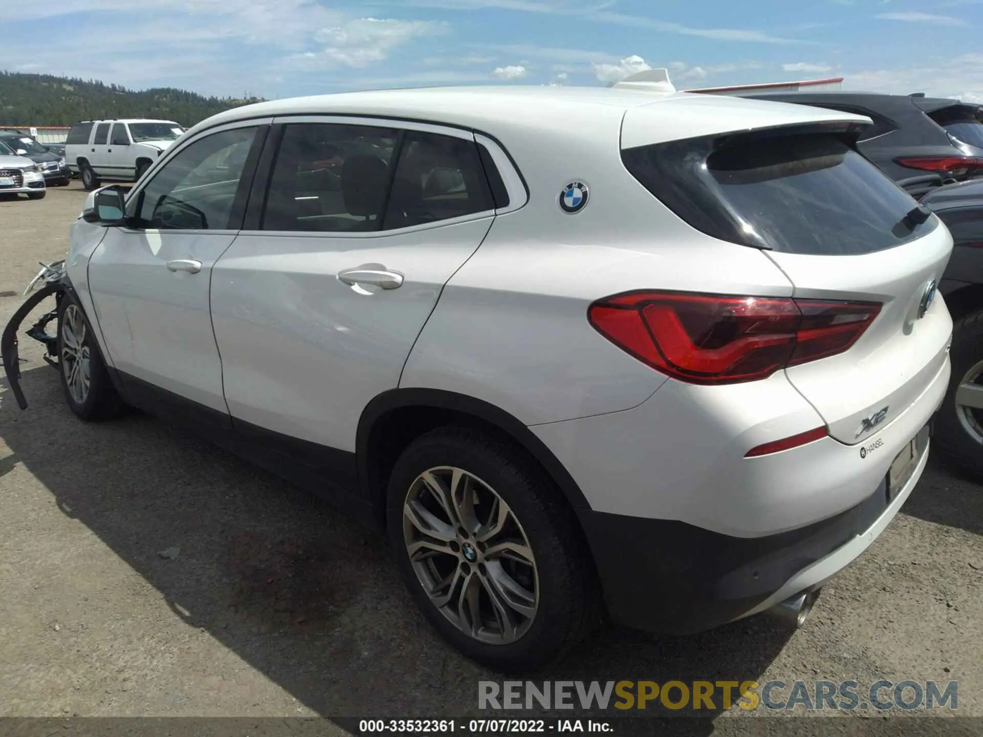 3 fotografías del automóvil dañado WBXYJ1C02L5P06012 BMW X2 2020