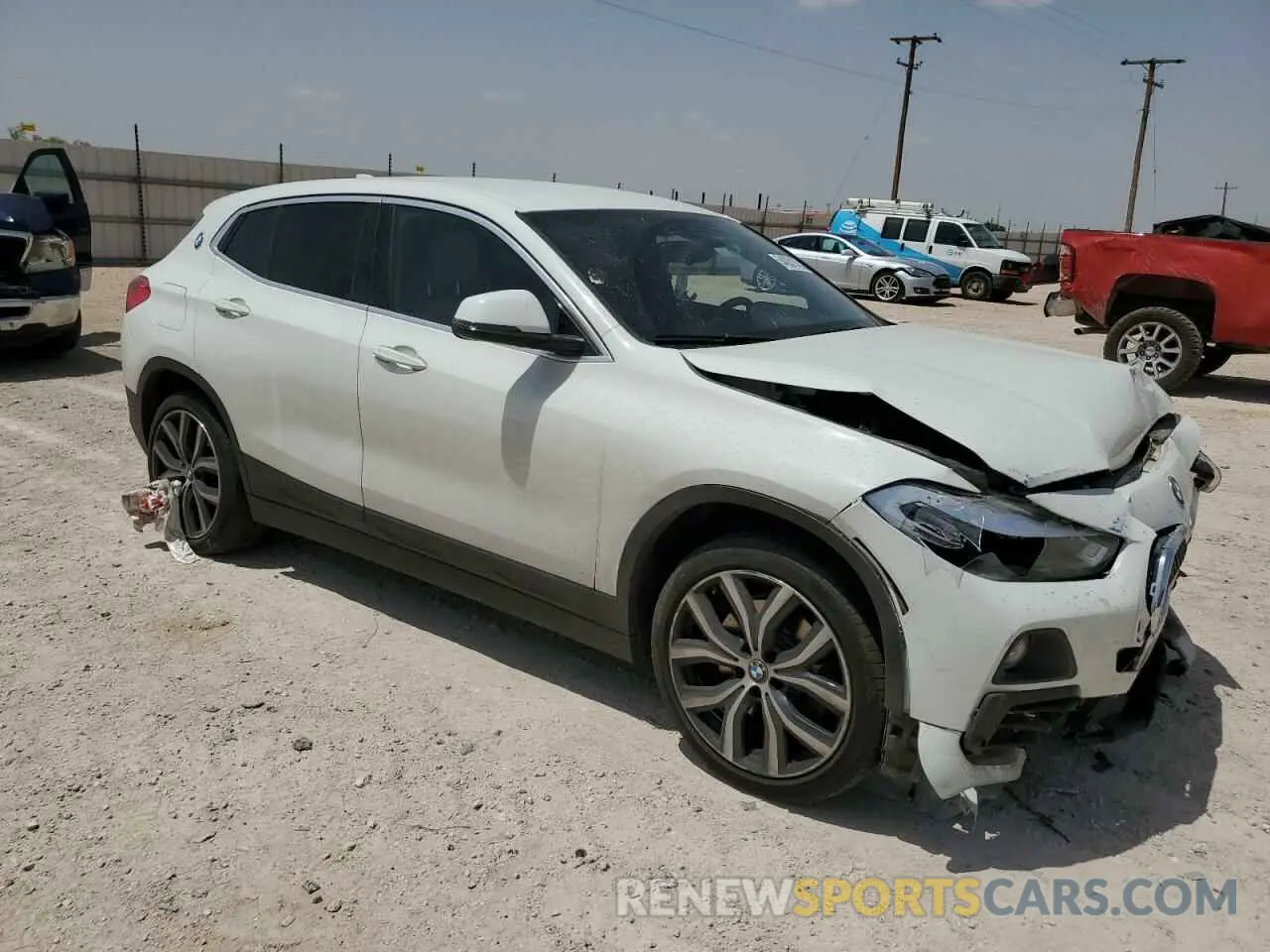 4 fotografías del automóvil dañado WBXYJ1C04L5P11731 BMW X2 2020