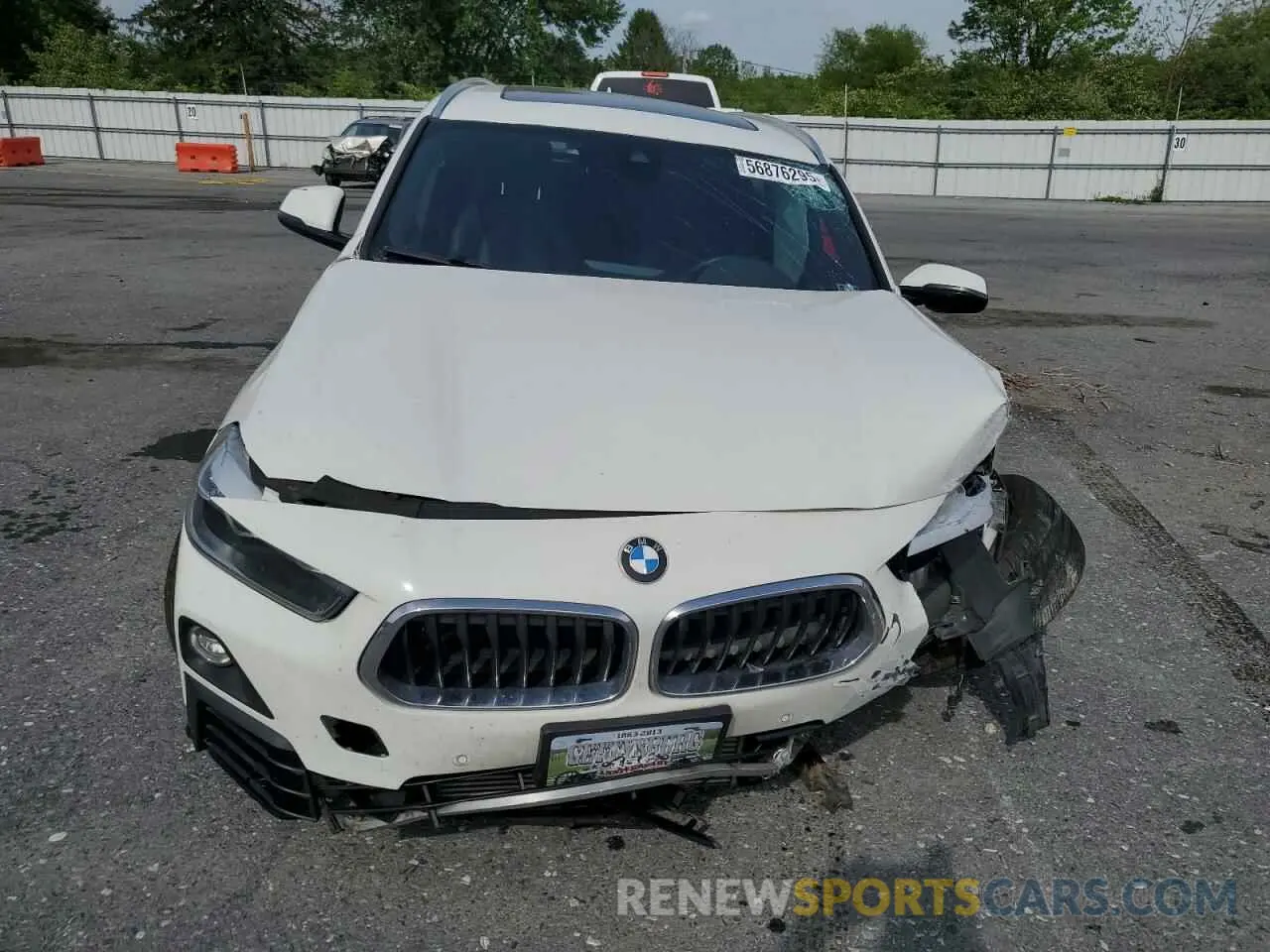 5 fotografías del automóvil dañado WBXYJ1C07L5R22552 BMW X2 2020