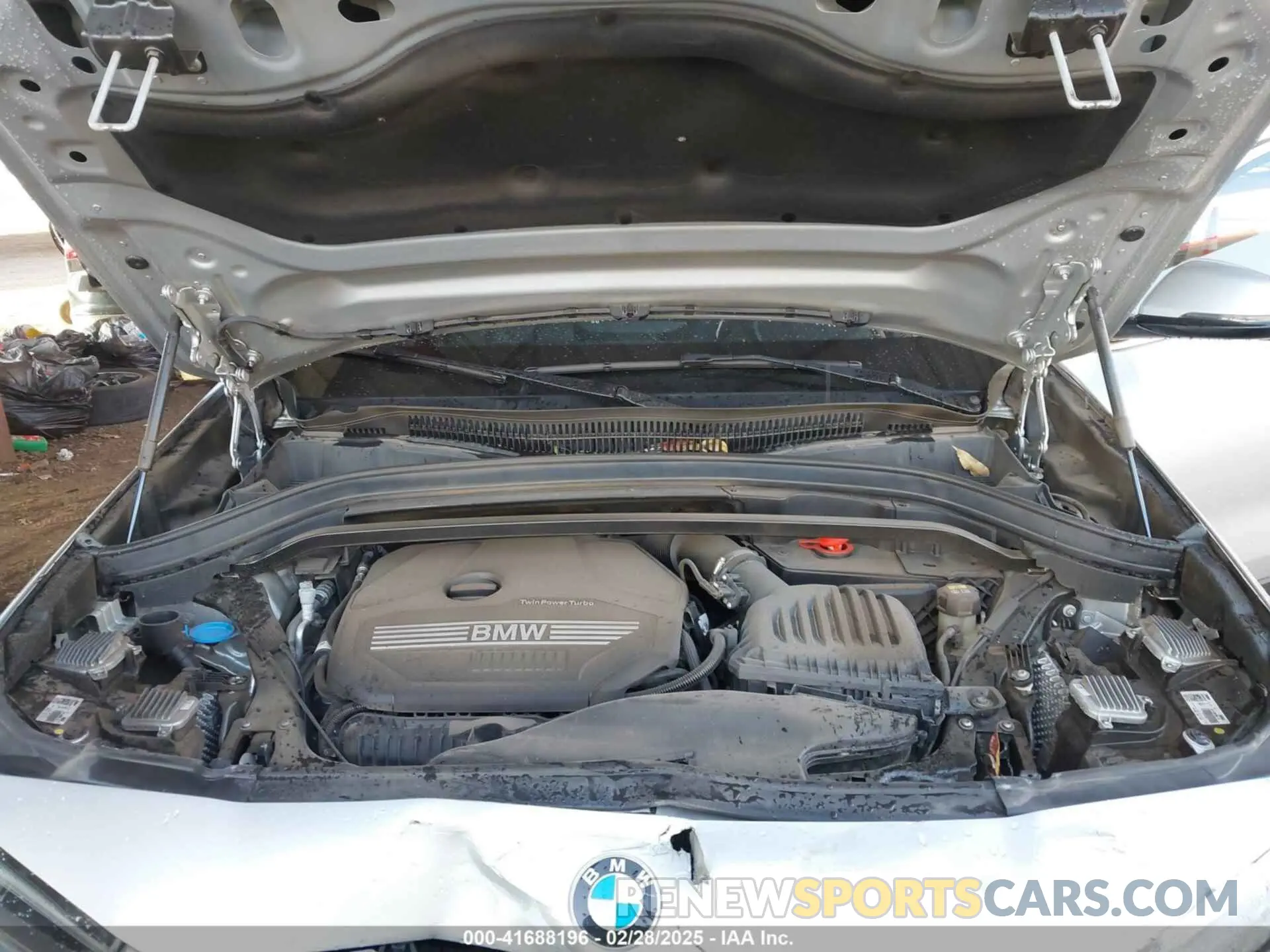10 fotografías del automóvil dañado WBXYH9C01M5S45641 BMW X2 2021