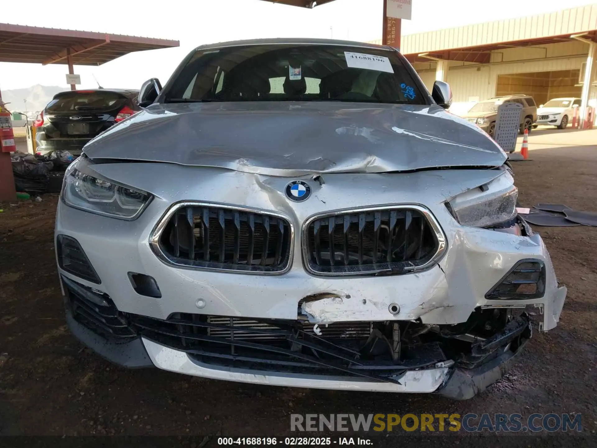 12 fotografías del automóvil dañado WBXYH9C01M5S45641 BMW X2 2021