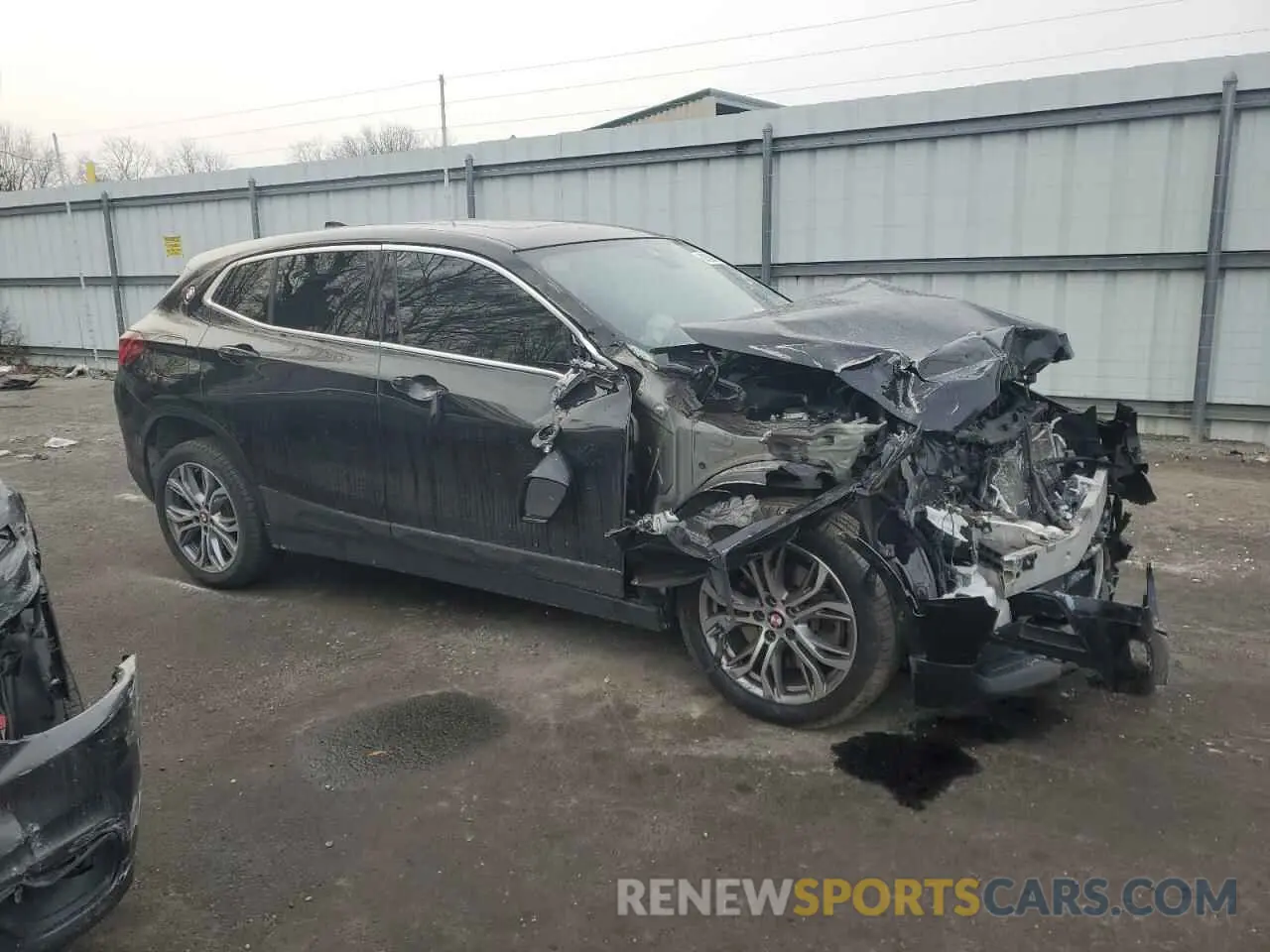 4 fotografías del automóvil dañado WBXYJ1C05M5S39363 BMW X2 2021