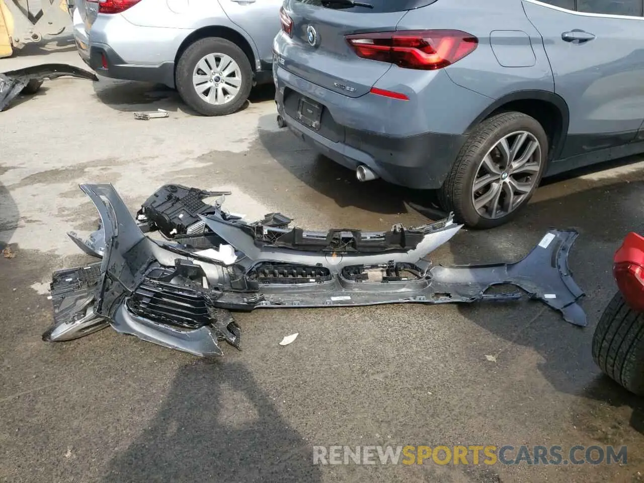 9 fotografías del automóvil dañado WBXYJ1C06M5S11409 BMW X2 2021