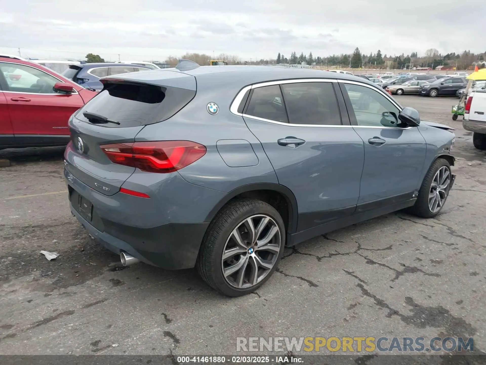4 fotografías del automóvil dañado WBXYJ1C07M5S91450 BMW X2 2021